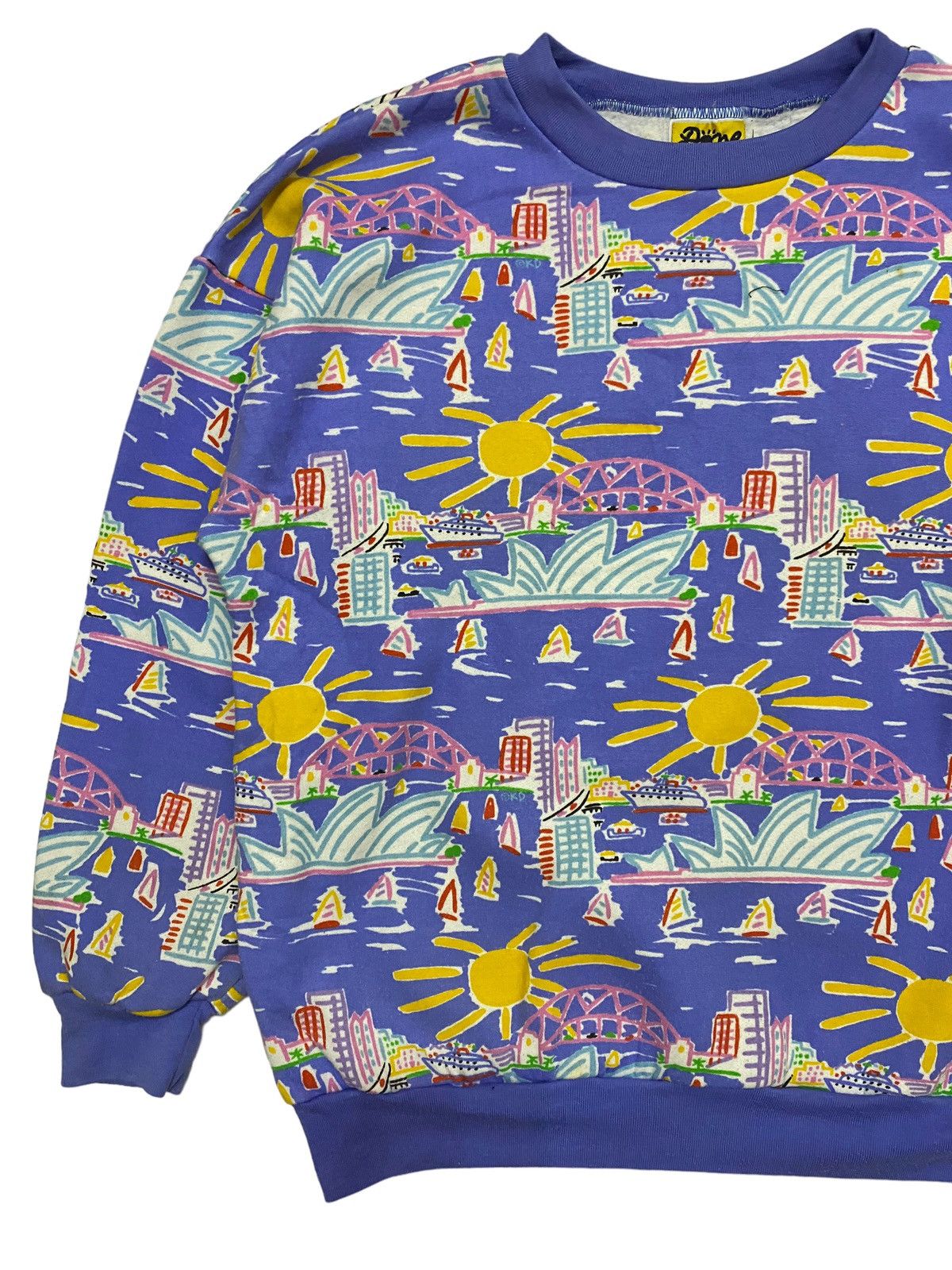 Beauty Beast × Japanese Brand × Vintage Vintage Ken Done Art Printed Sweatshirt Size US S / EU 44-46 / 1 - 2 Thumbnail