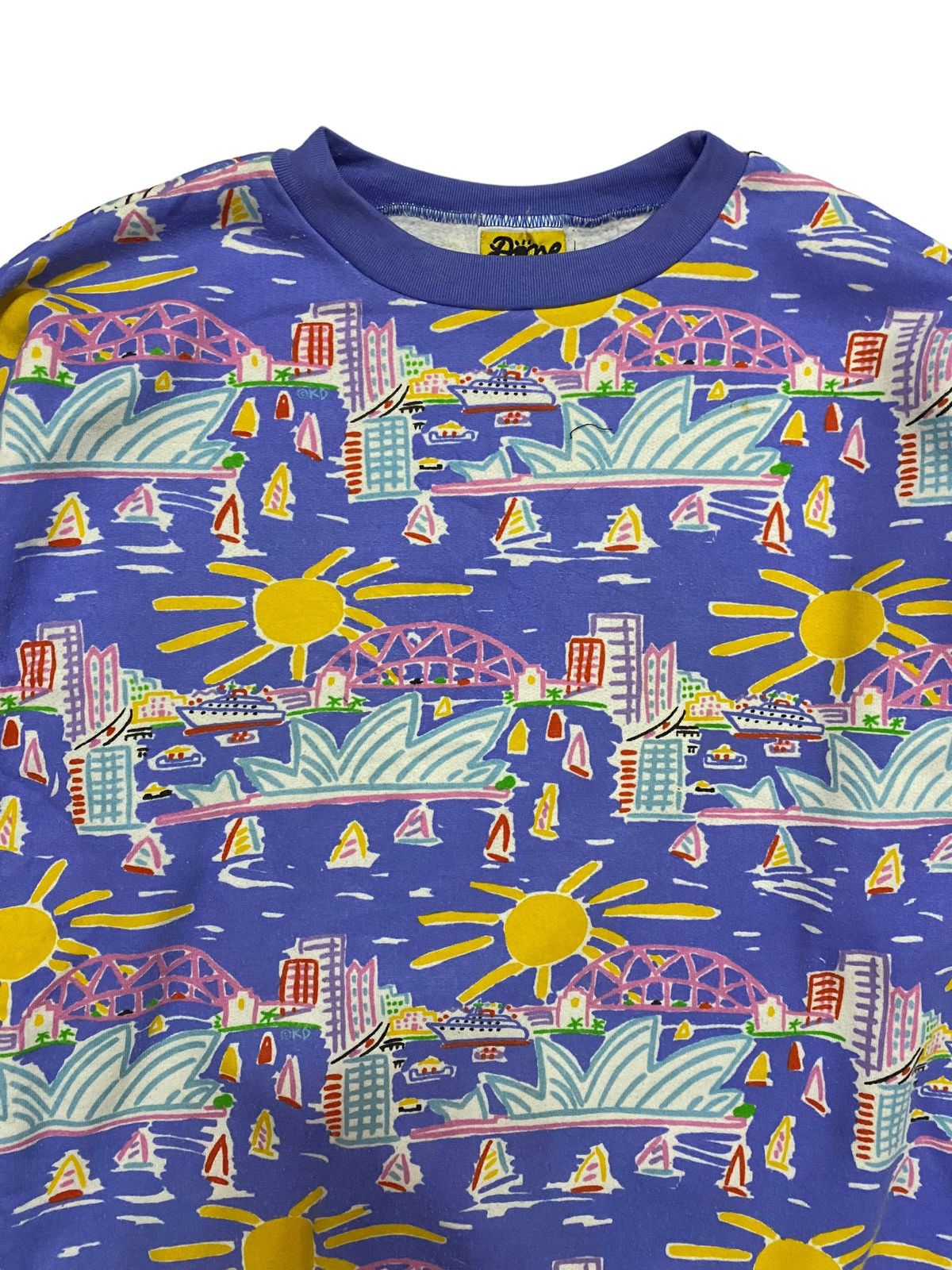 Beauty Beast × Japanese Brand × Vintage Vintage Ken Done Art Printed Sweatshirt Size US S / EU 44-46 / 1 - 4 Thumbnail
