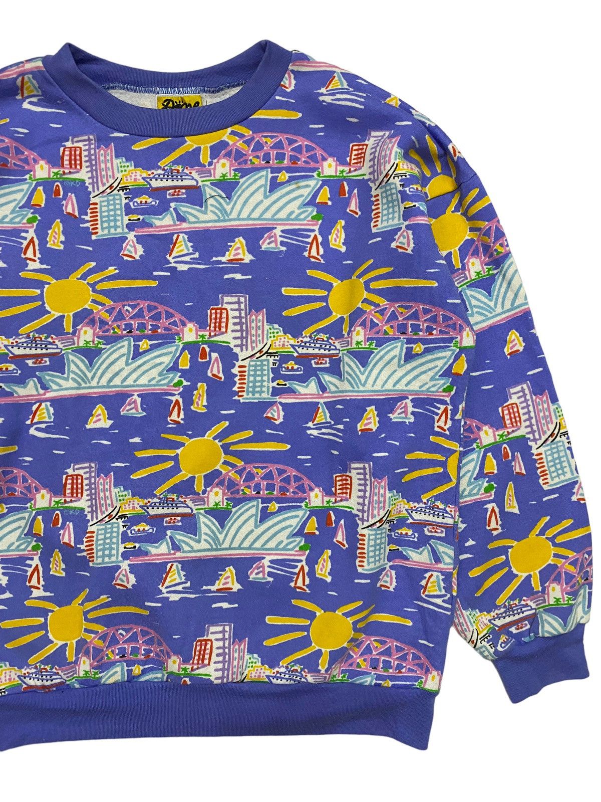 Beauty Beast × Japanese Brand × Vintage Vintage Ken Done Art Printed Sweatshirt Size US S / EU 44-46 / 1 - 3 Thumbnail