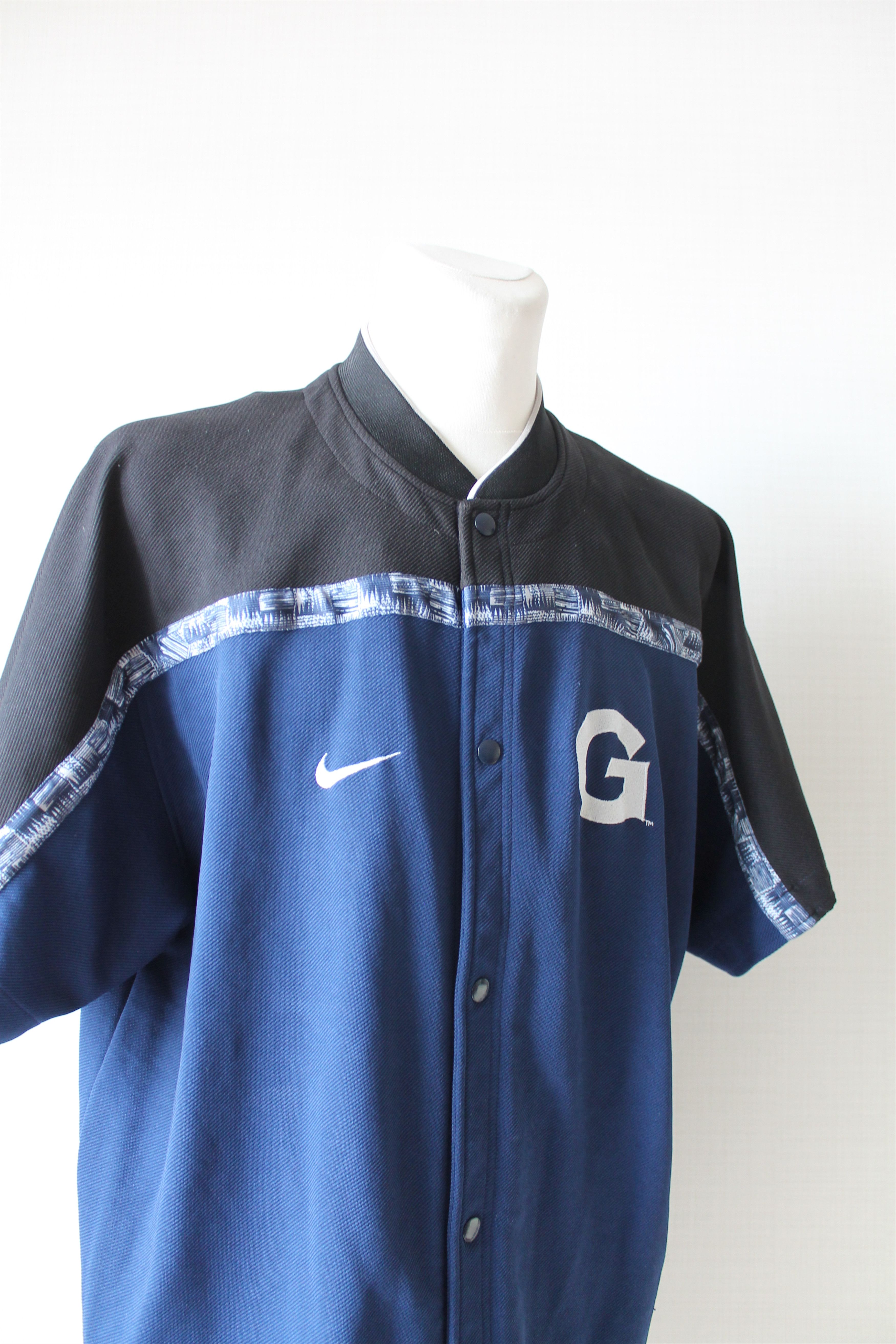 Nike VINTAGE! Nike Georgetown Hoyas College Basketball Warm up Size US XXL / EU 58 / 5 - 12 Thumbnail