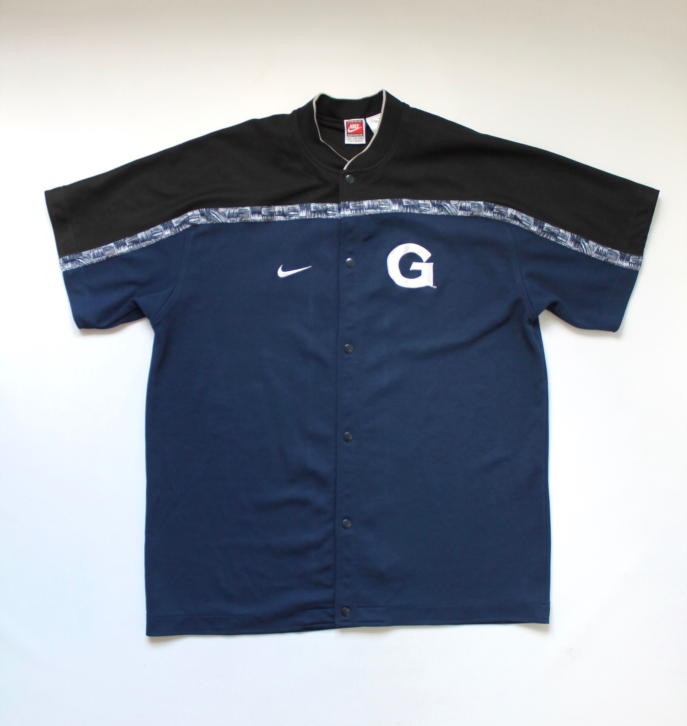 Nike VINTAGE! Nike Georgetown Hoyas College Basketball Warm up Size US XXL / EU 58 / 5 - 2 Thumbnail