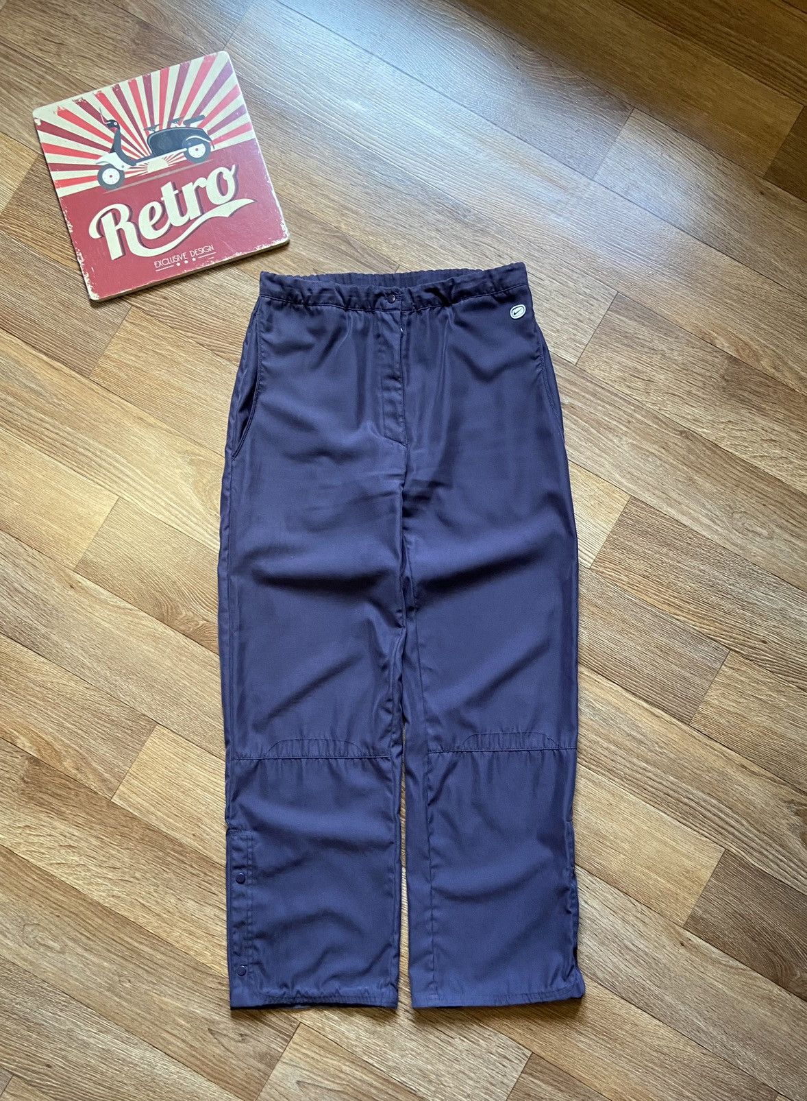 Nike × Vintage Vintage Nike Mini Logo Velvet Sweatpants Size 32" / US 10 / IT 46 - 1 Thumbnail