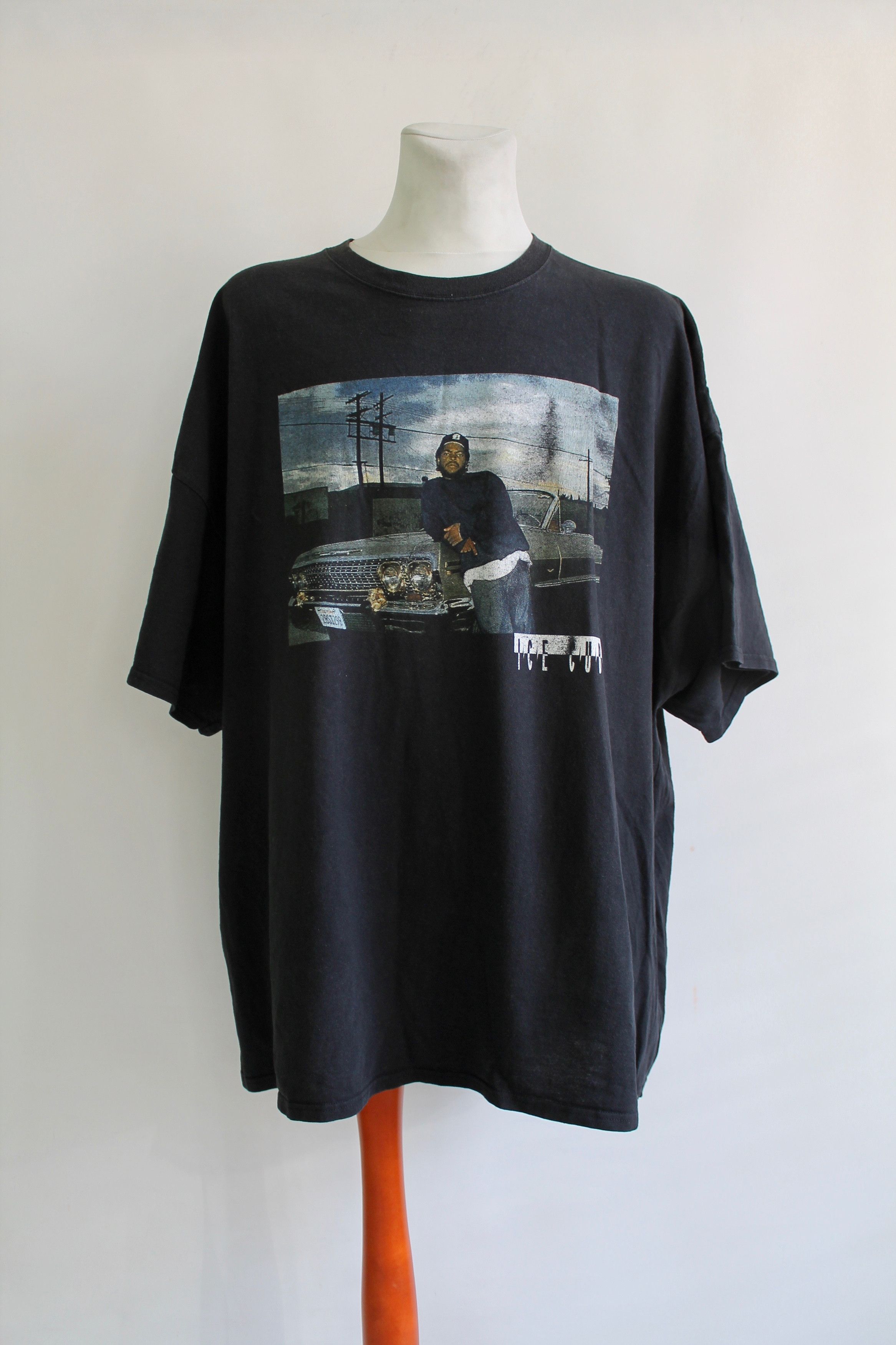 Rap Tees Vintage Rap Tee Ice Cube Big Size 5XL faded black Size US XXL / EU 58 / 5 - 1 Thumbnail