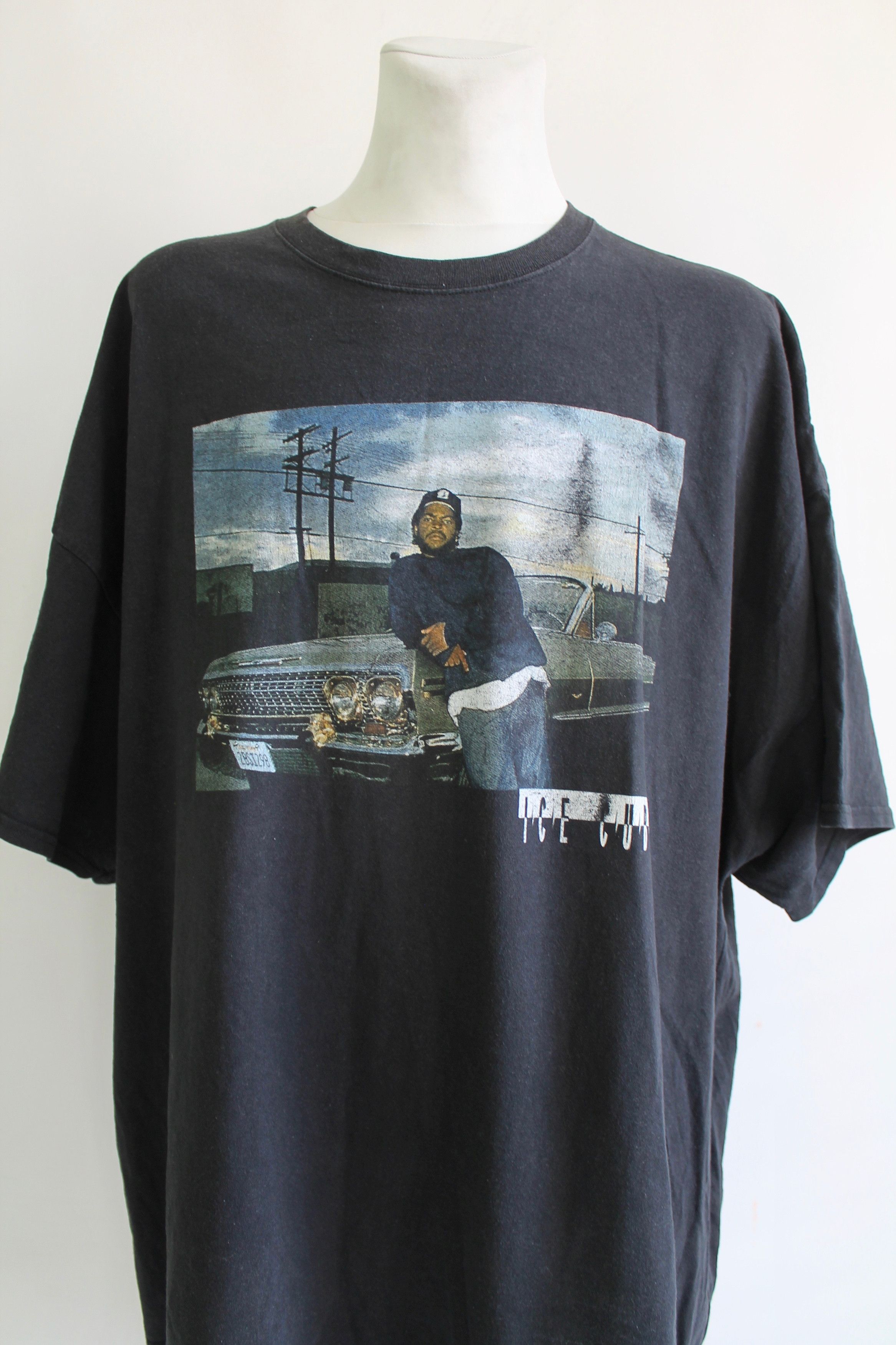 Rap Tees Vintage Rap Tee Ice Cube Big Size 5XL faded black Size US XXL / EU 58 / 5 - 2 Thumbnail