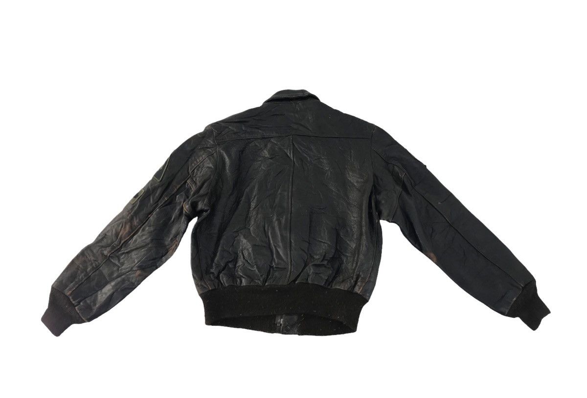 Genuine Leather × Schott Schott Co Type A-2 Bomber Jacket USAF Pilot School F-14 Size US S / EU 44-46 / 1 - 2 Thumbnail