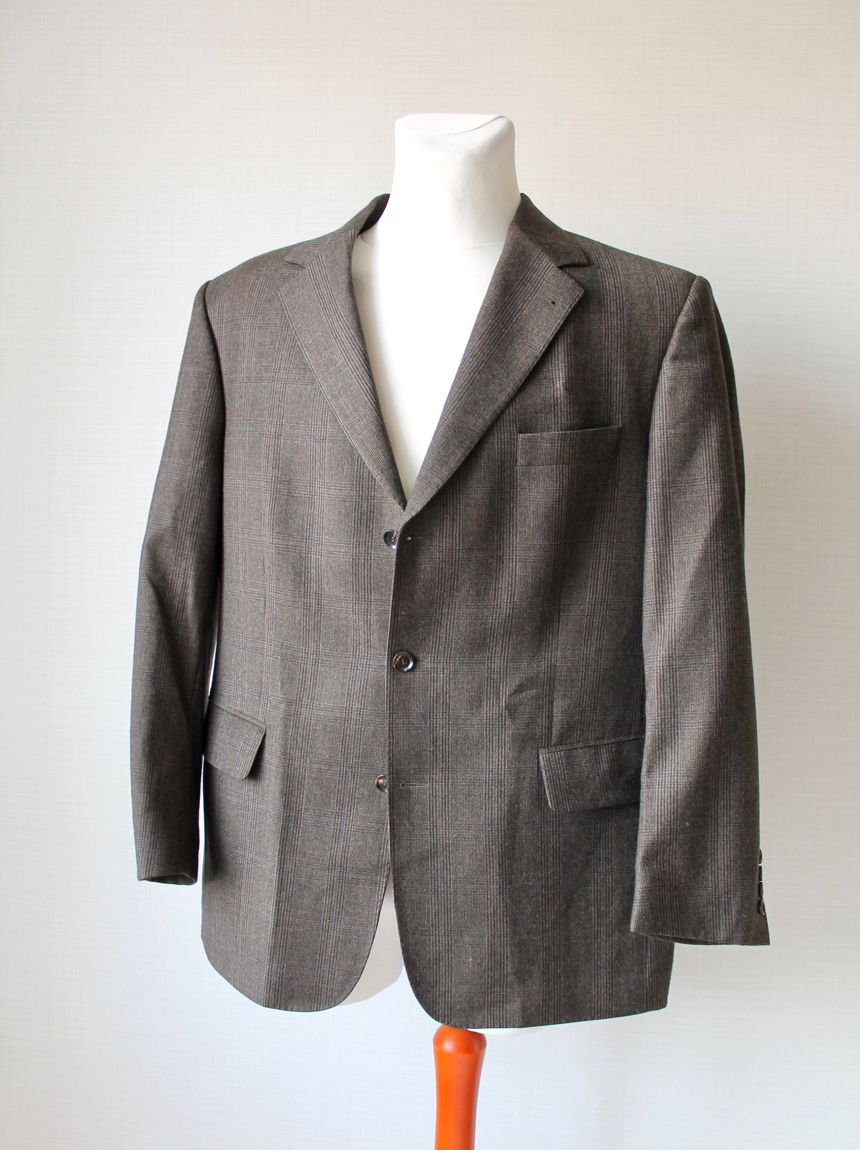 Burberry VINATGE! Burberry plaid blazer 100% - Wool Size 44R - 12 Thumbnail