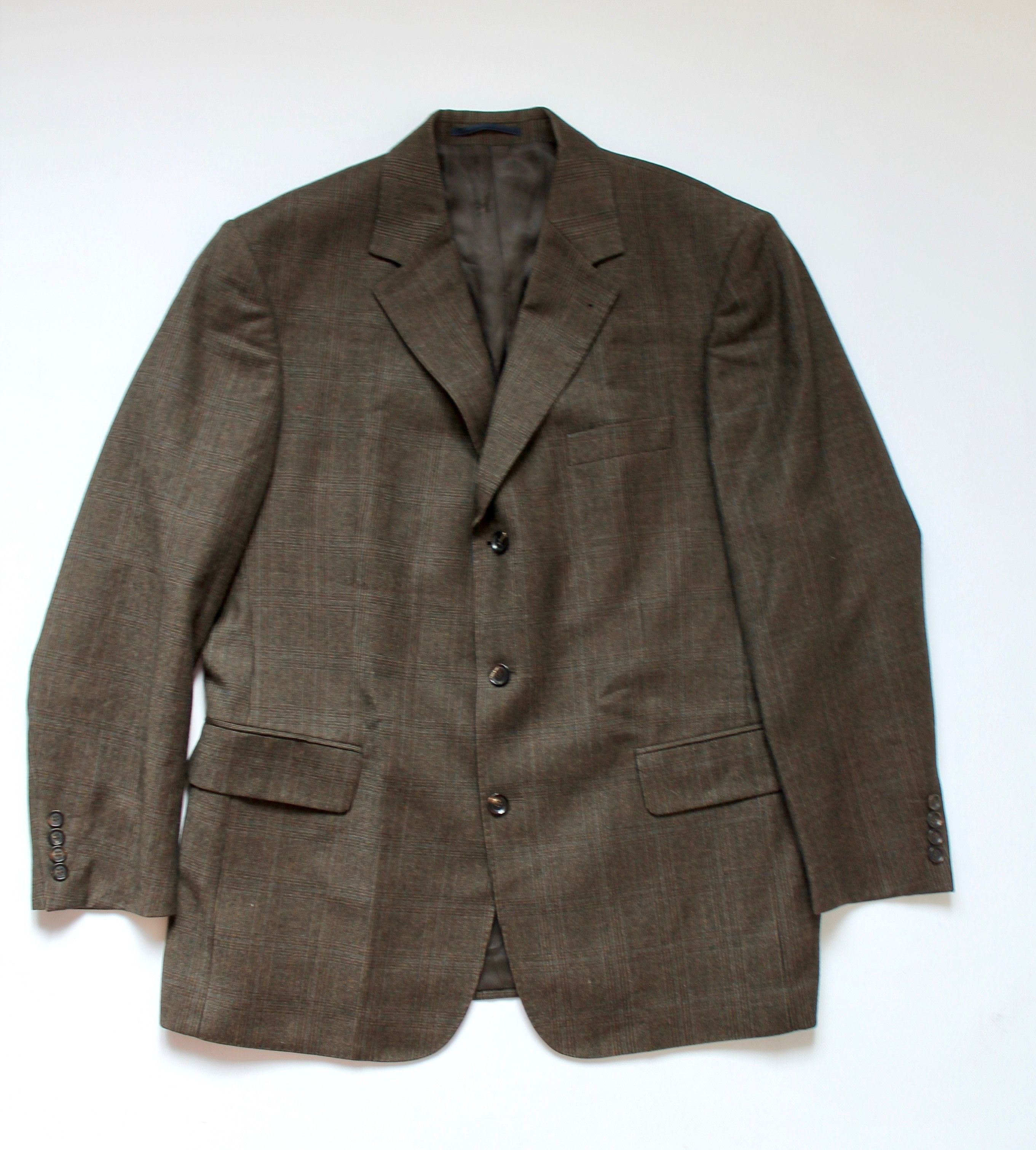Burberry VINATGE! Burberry plaid blazer 100% - Wool Size 44R - 1 Thumbnail