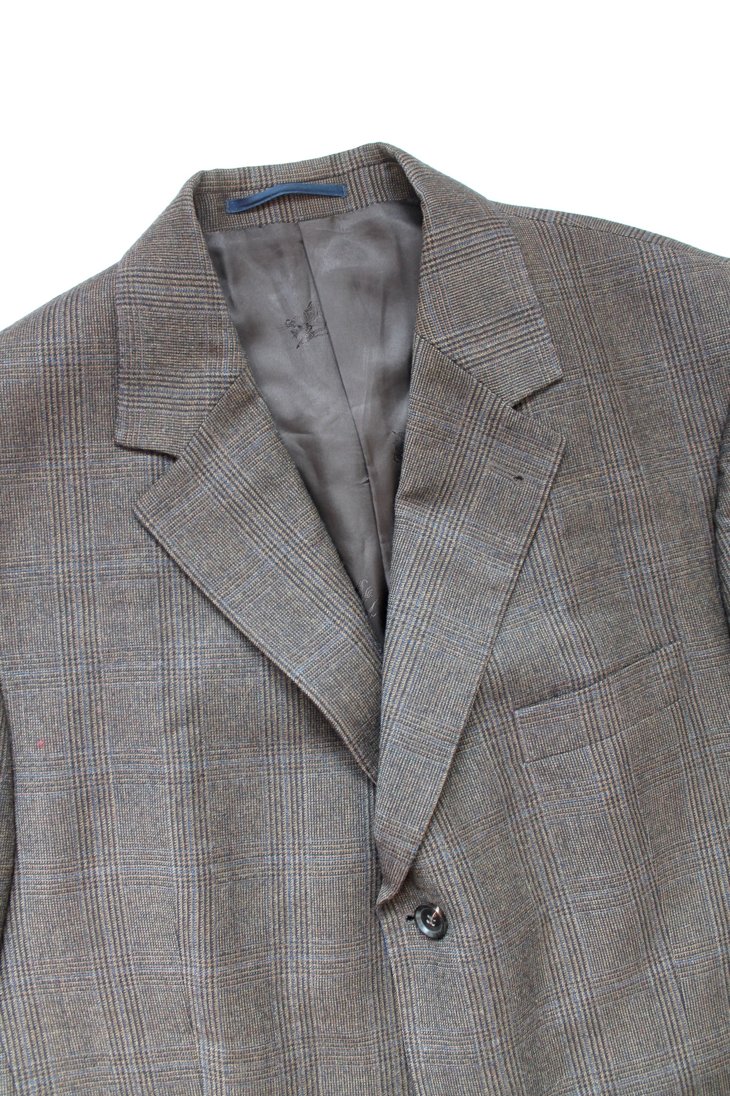 Burberry VINATGE! Burberry plaid blazer 100% - Wool Size 44R - 3 Thumbnail
