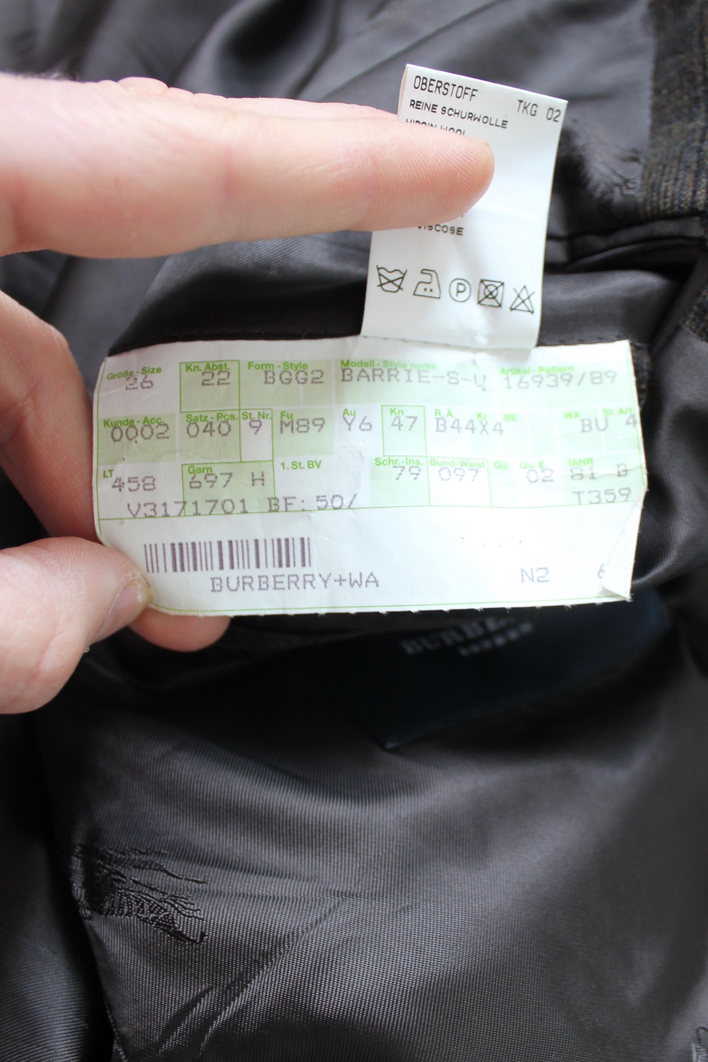 Burberry VINATGE! Burberry plaid blazer 100% - Wool Size 44R - 9 Thumbnail