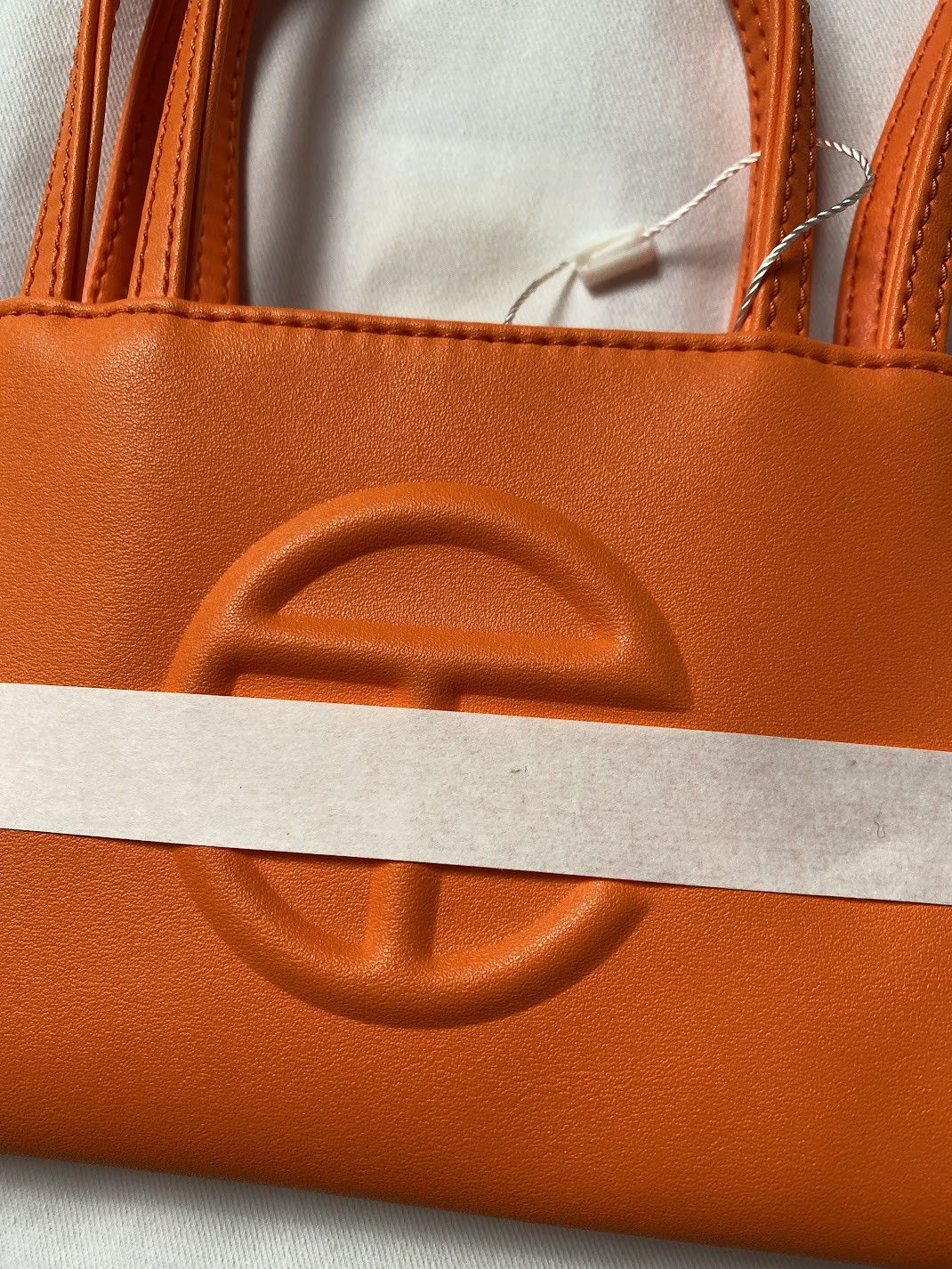 Telfar telfar small shopping bag tote-orange Size ONE SIZE - 4 Thumbnail