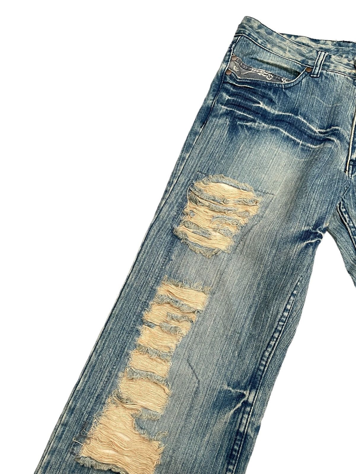 Japanese Brand Japanese Point Loma Distresed Denim Size US 34 / EU 50 - 5 Thumbnail