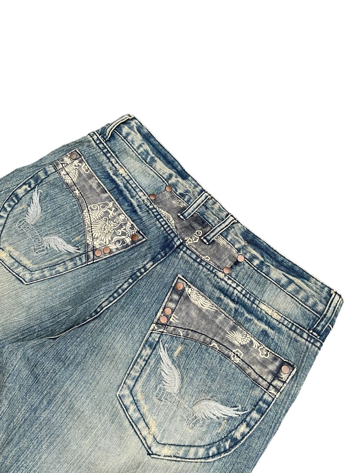 Japanese Brand Japanese Point Loma Distresed Denim Size US 34 / EU 50 - 12 Thumbnail