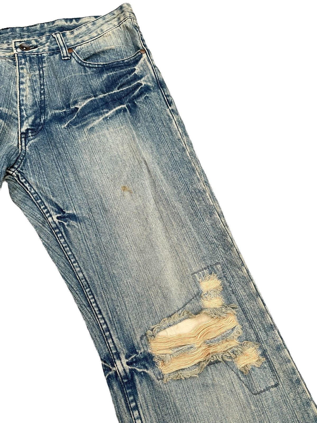 Japanese Brand Japanese Point Loma Distresed Denim Size US 34 / EU 50 - 4 Thumbnail