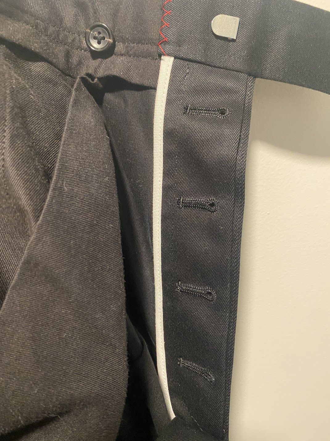 Thom Browne beltloop straight leg trouser W/ tipping in cotton twill Size US 30 / EU 46 - 6 Thumbnail