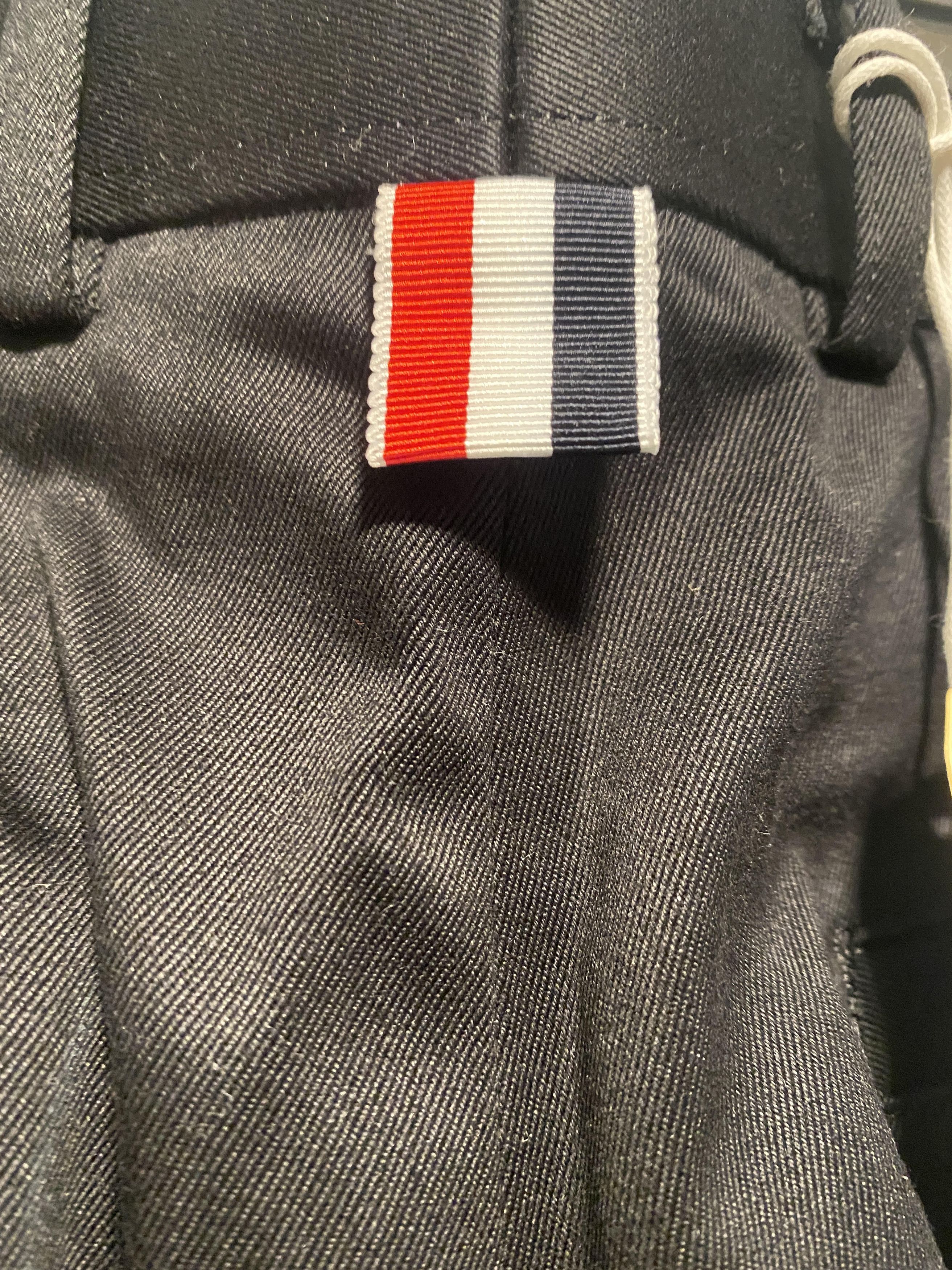 Thom Browne beltloop straight leg trouser W/ tipping in cotton twill Size US 30 / EU 46 - 10 Thumbnail