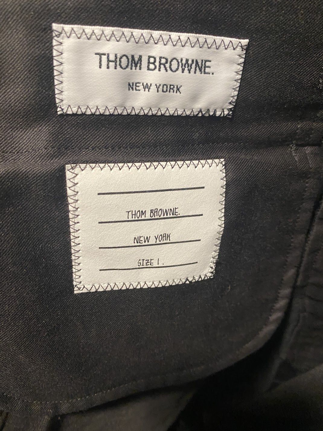 Thom Browne beltloop straight leg trouser W/ tipping in cotton twill Size US 30 / EU 46 - 4 Thumbnail