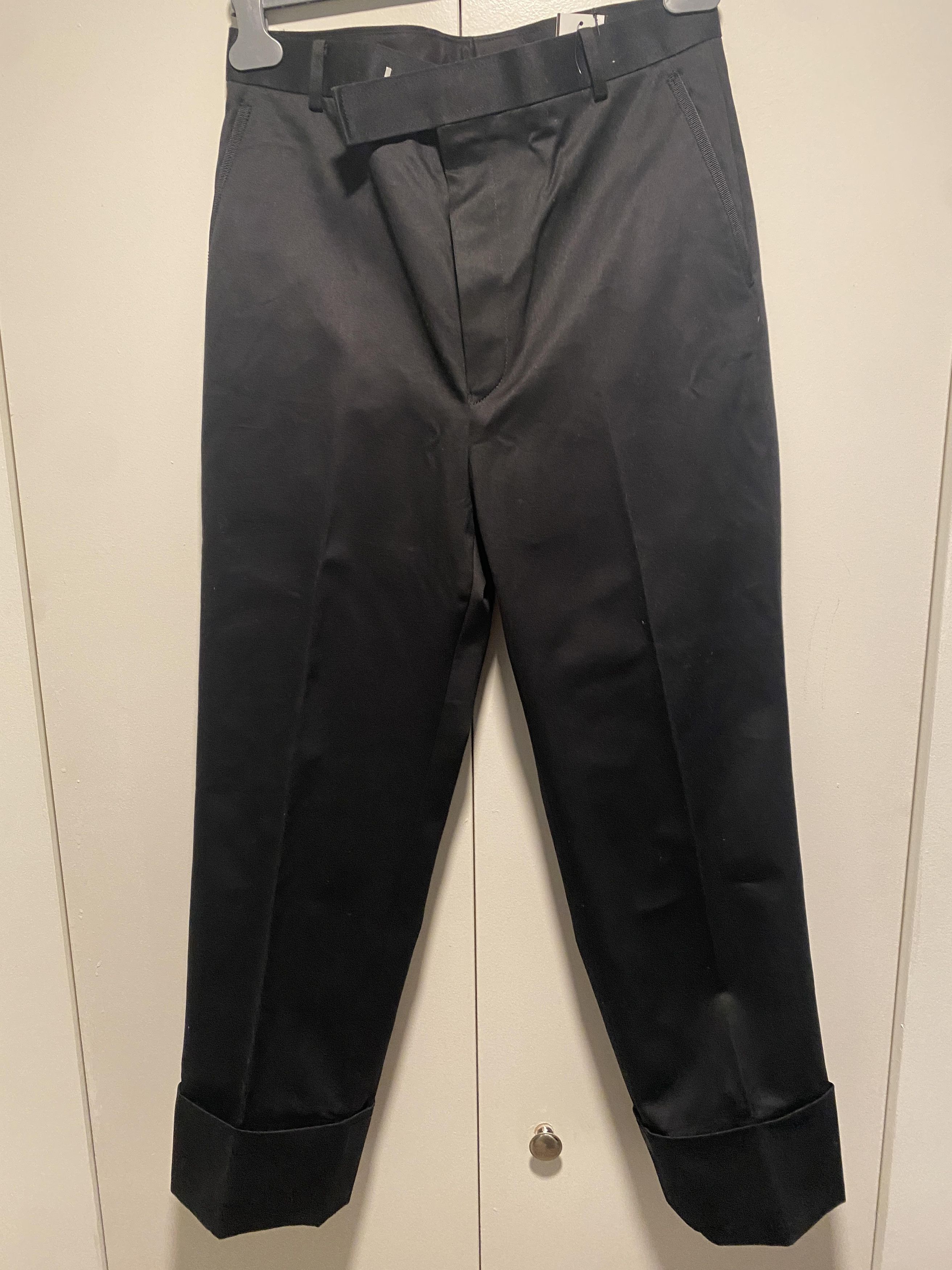 Thom Browne beltloop straight leg trouser W/ tipping in cotton twill Size US 30 / EU 46 - 2 Thumbnail