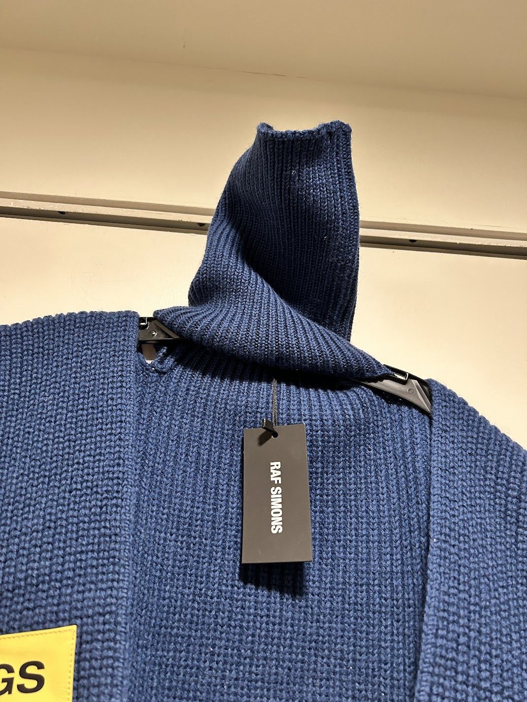 Raf Simons Raf Simons FW18 Drugs Wool Oversized Knit Sweater turtleneck Grailed