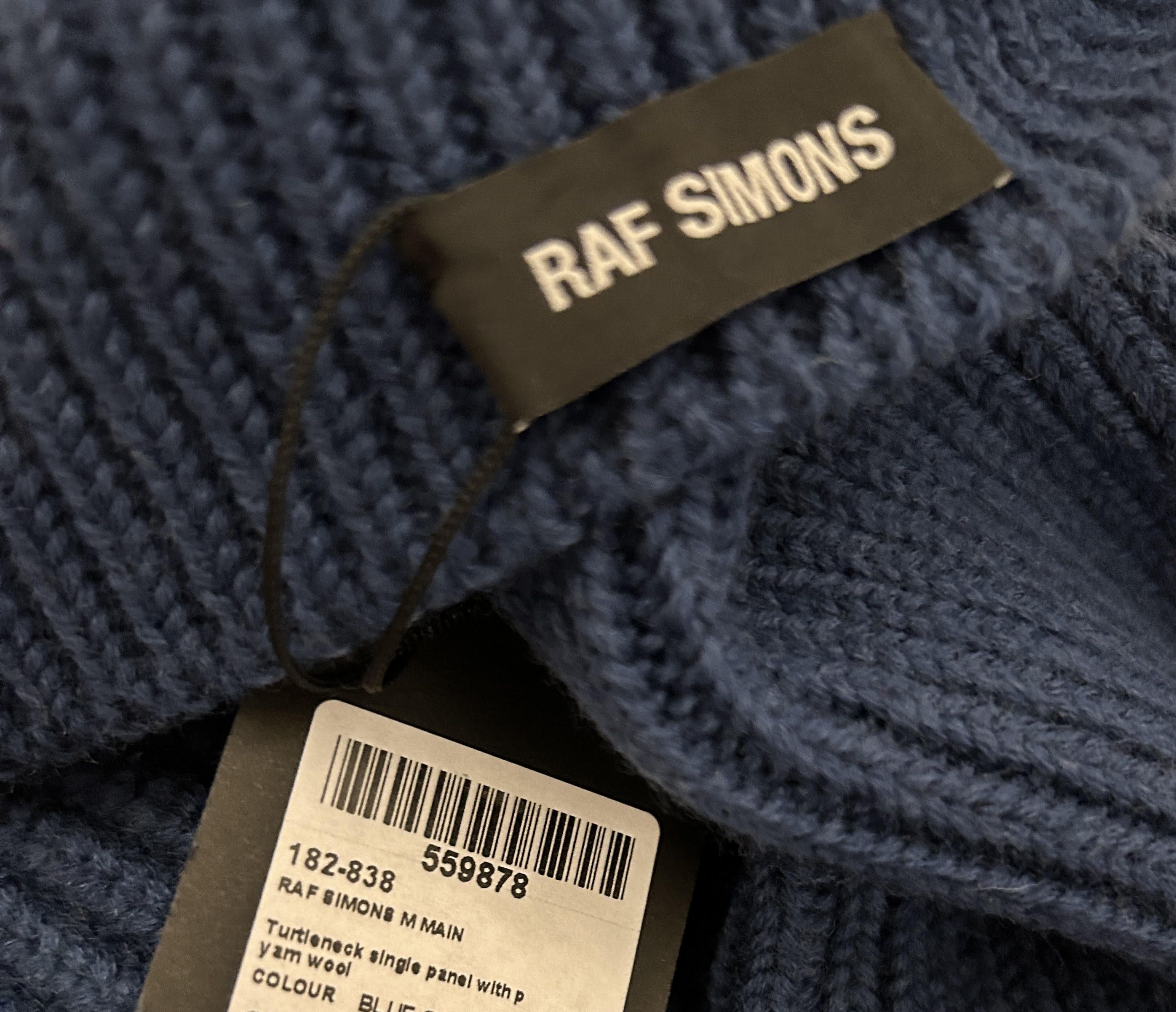 Raf Simons Raf Simons FW18 Drugs Wool Oversized Knit Sweater turtleneck Size US L / EU 52-54 / 3 - 5 Thumbnail
