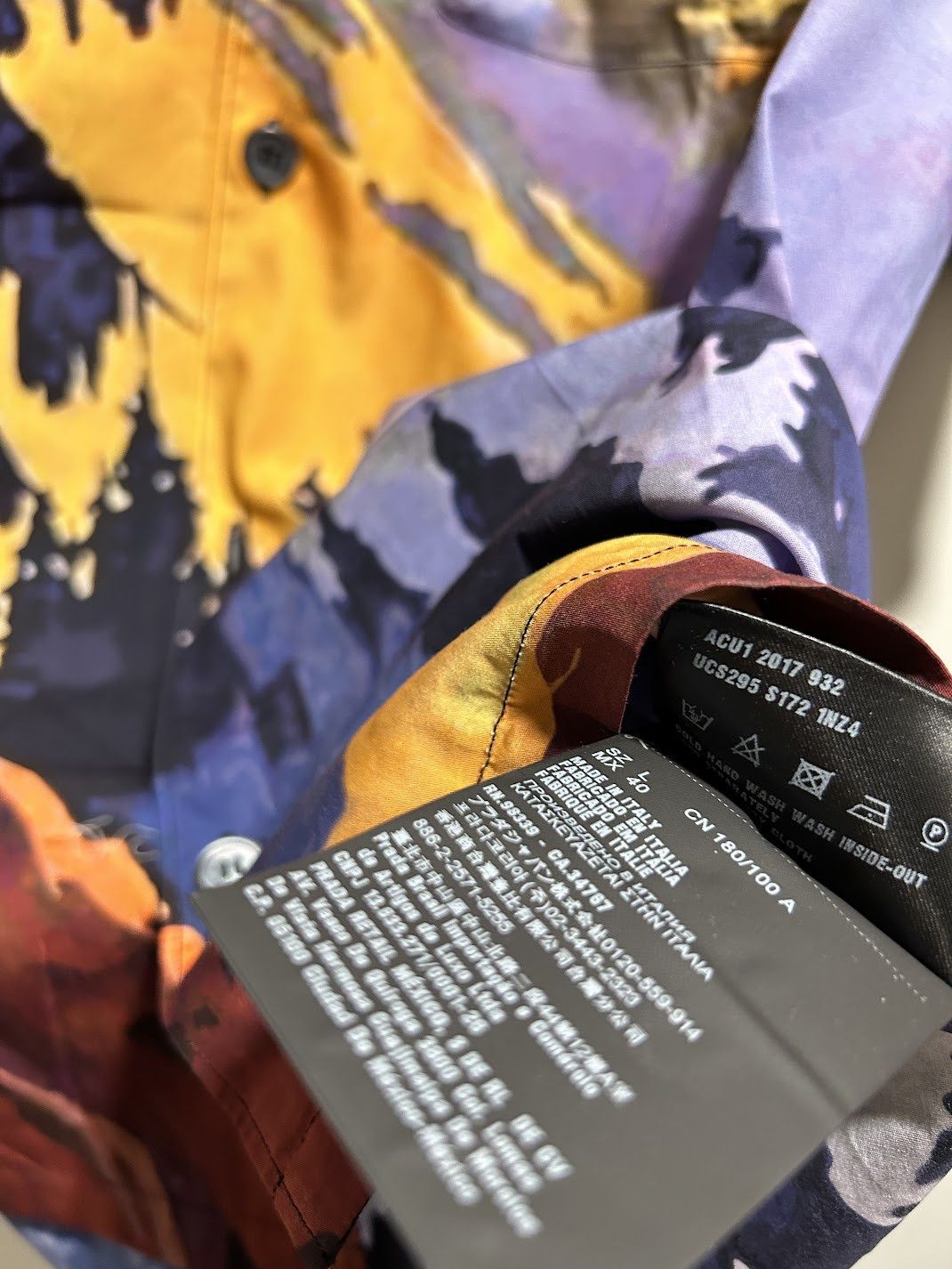 Prada landscape mountain popline collar camp bowling Abstract Size US L / EU 52-54 / 3 - 6 Thumbnail