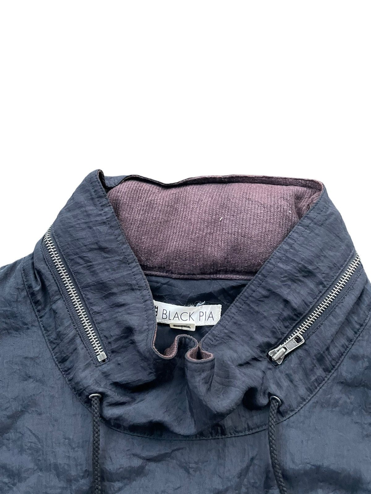 Japanese Brand × Vintage Vintage Black Pia White St Moritz Pullover Jacket Size US L / EU 52-54 / 3 - 4 Thumbnail