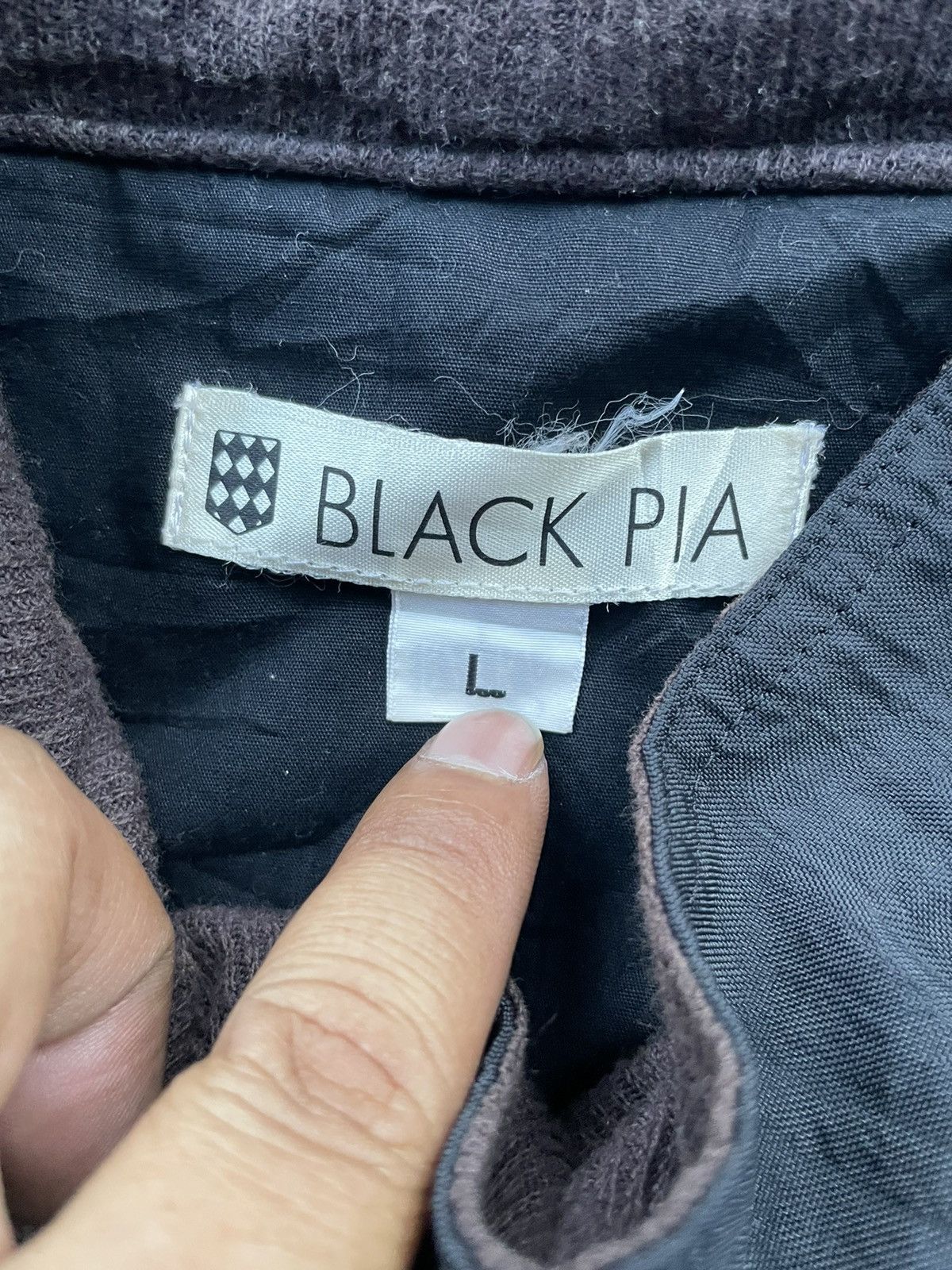 Japanese Brand × Vintage Vintage Black Pia White St Moritz Pullover Jacket Size US L / EU 52-54 / 3 - 12 Thumbnail