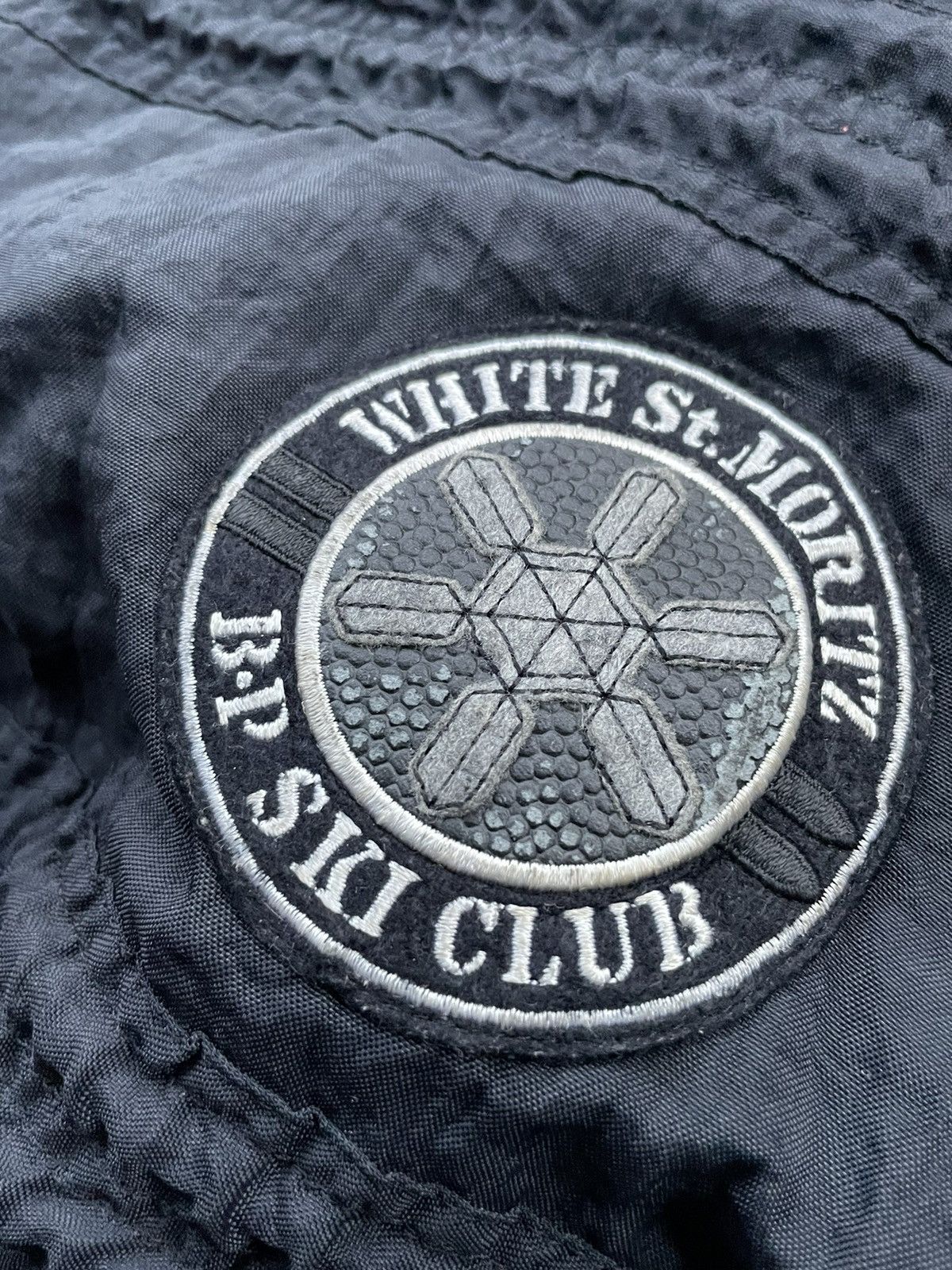 Japanese Brand × Vintage Vintage Black Pia White St Moritz Pullover Jacket Size US L / EU 52-54 / 3 - 13 Thumbnail