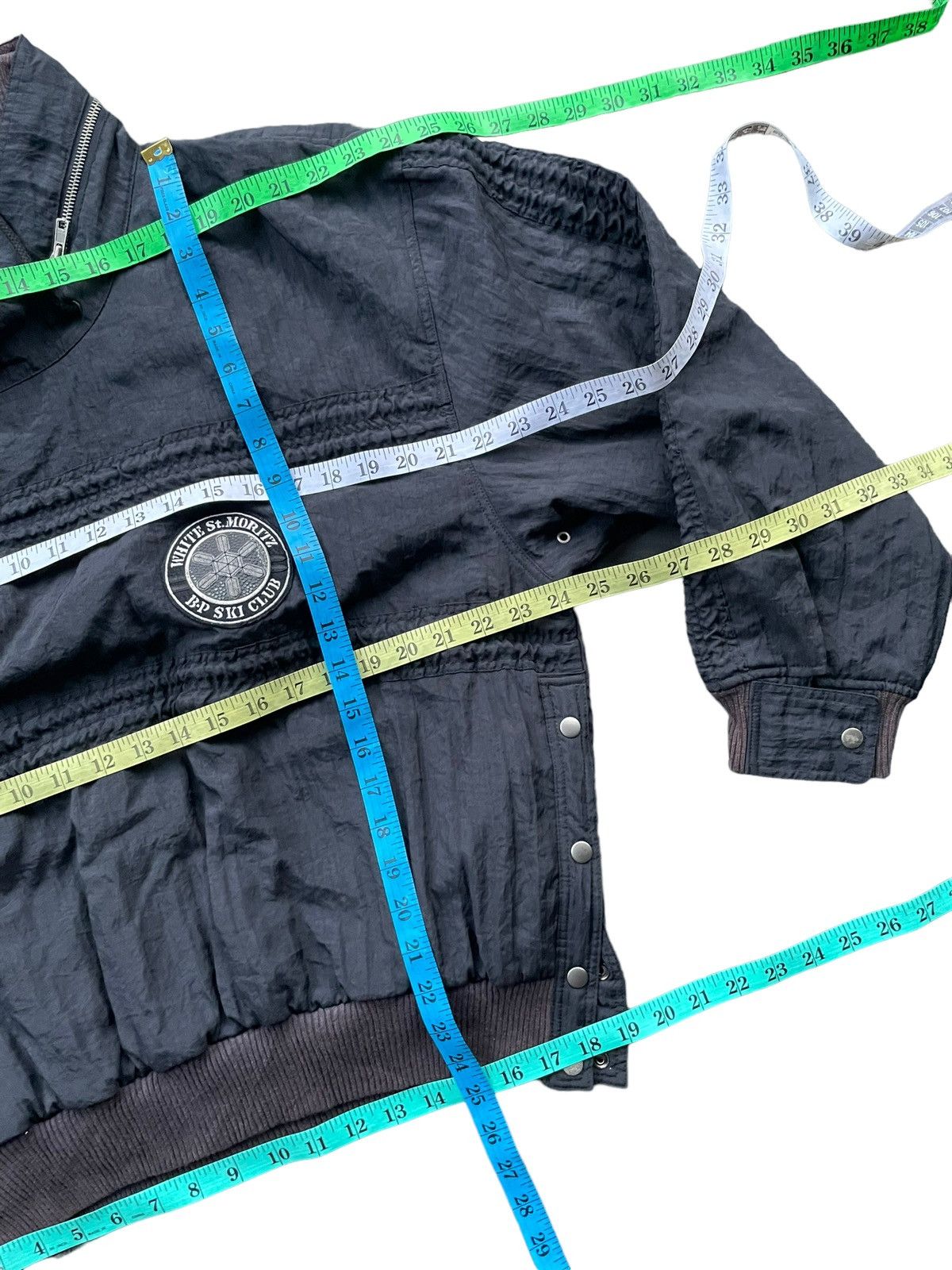 Japanese Brand × Vintage Vintage Black Pia White St Moritz Pullover Jacket Size US L / EU 52-54 / 3 - 16 Thumbnail