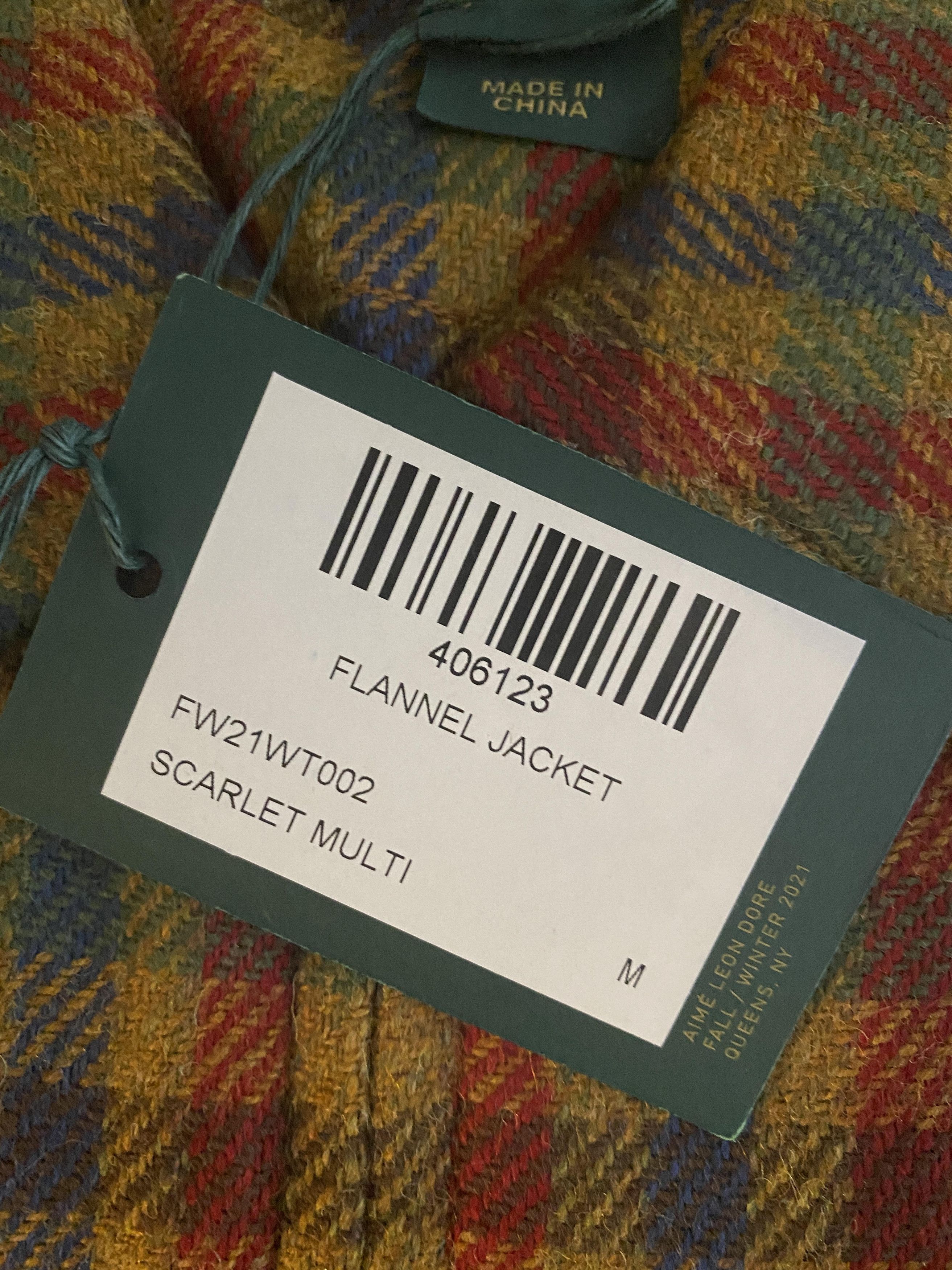 Aime Leon Dore × Woolrich Woolen Mills Aime Leon Dore × Woolrich Woolen Mills Flannel Overshirt Size US M / EU 48-50 / 2 - 8 Thumbnail