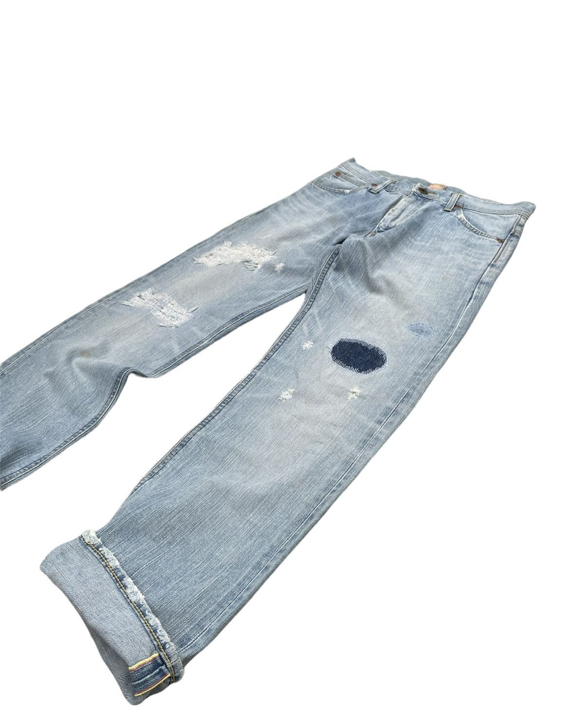 Lee × Vintage Lee Cowboy x Cher Vintage Custom Selvedge Denim Size US 31 - 3 Thumbnail