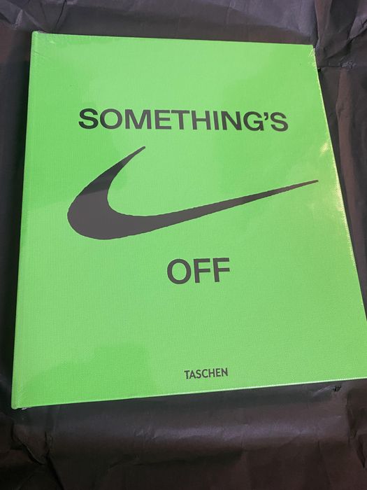 taschen virgil abloh x nike icons something's off book