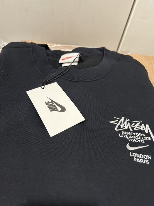 Nike stussy x nike sweatshirt crewneck international | Grailed