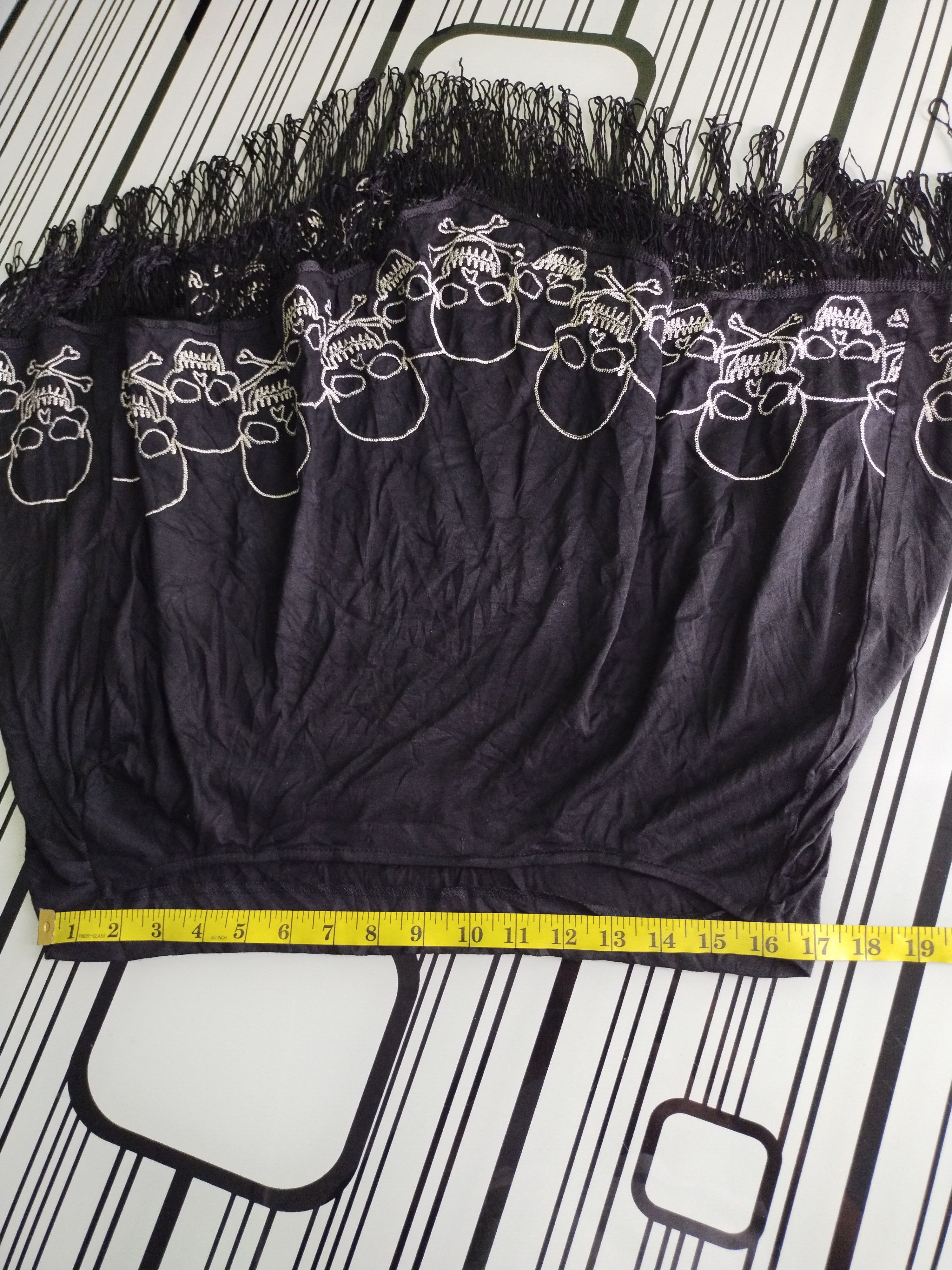 Hysteric Glamour × Japanese Brand × Mastermind Production VINTAGE SKULLS EMBROIDERY PONCHO PUNK WOMEN STYLE Size M / US 6-8 / IT 42-44 - 9 Thumbnail