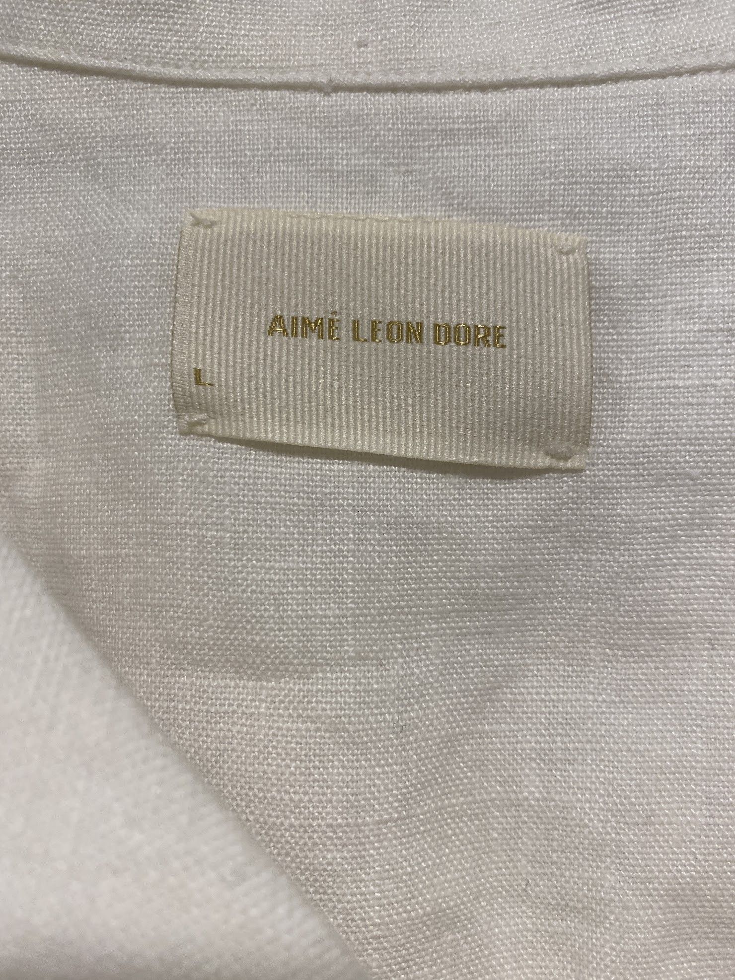 Aime Leon Dore Aime Leon dore ALD Linen Bouquet Shirt - white large Size US L / EU 52-54 / 3 - 5 Thumbnail