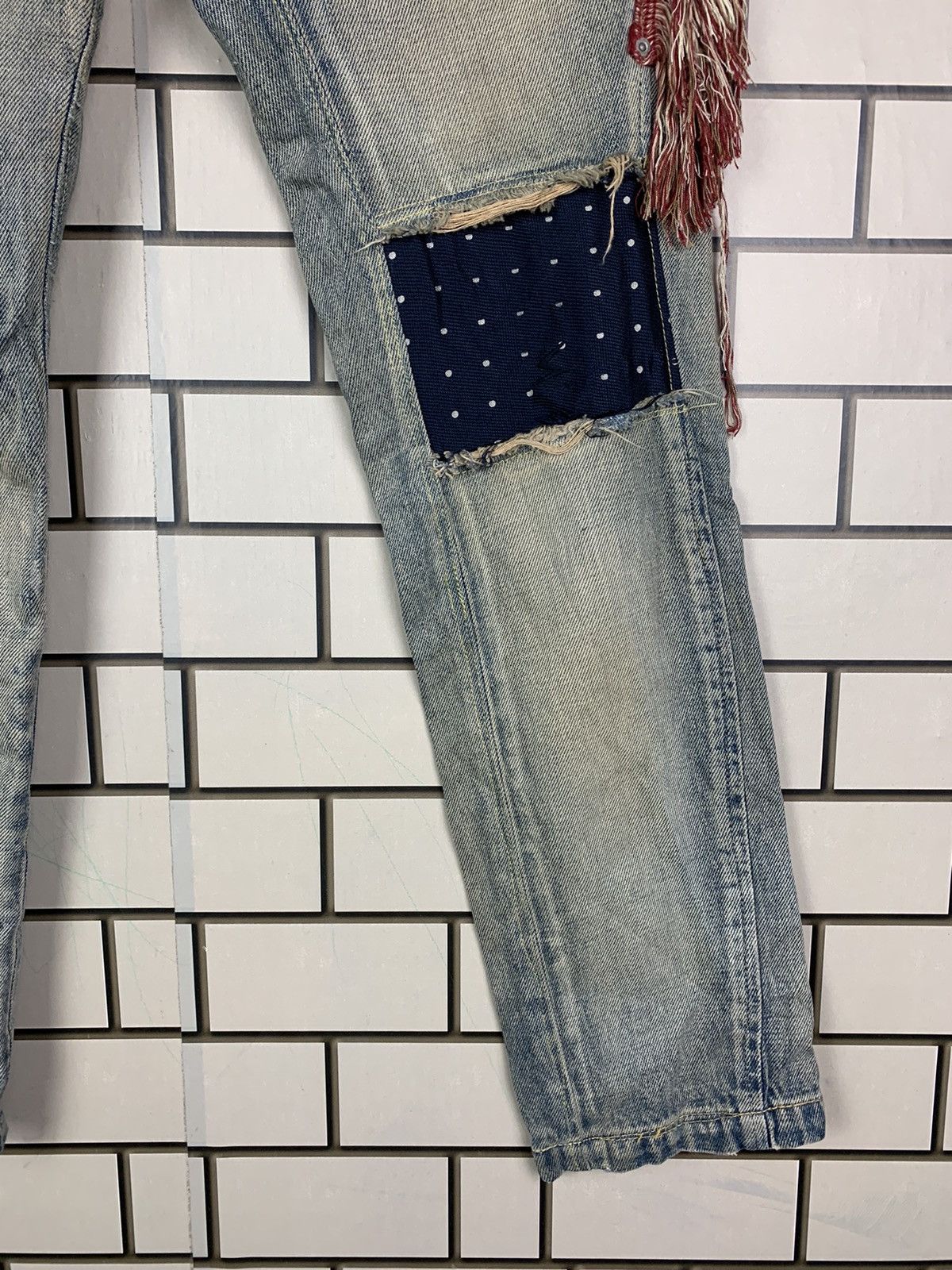 If Six Was Nine × Junya Watanabe × Undercover Jun Takahashi Autumn/Winter 2004 Archieved Jeans Size 29" - 7 Thumbnail