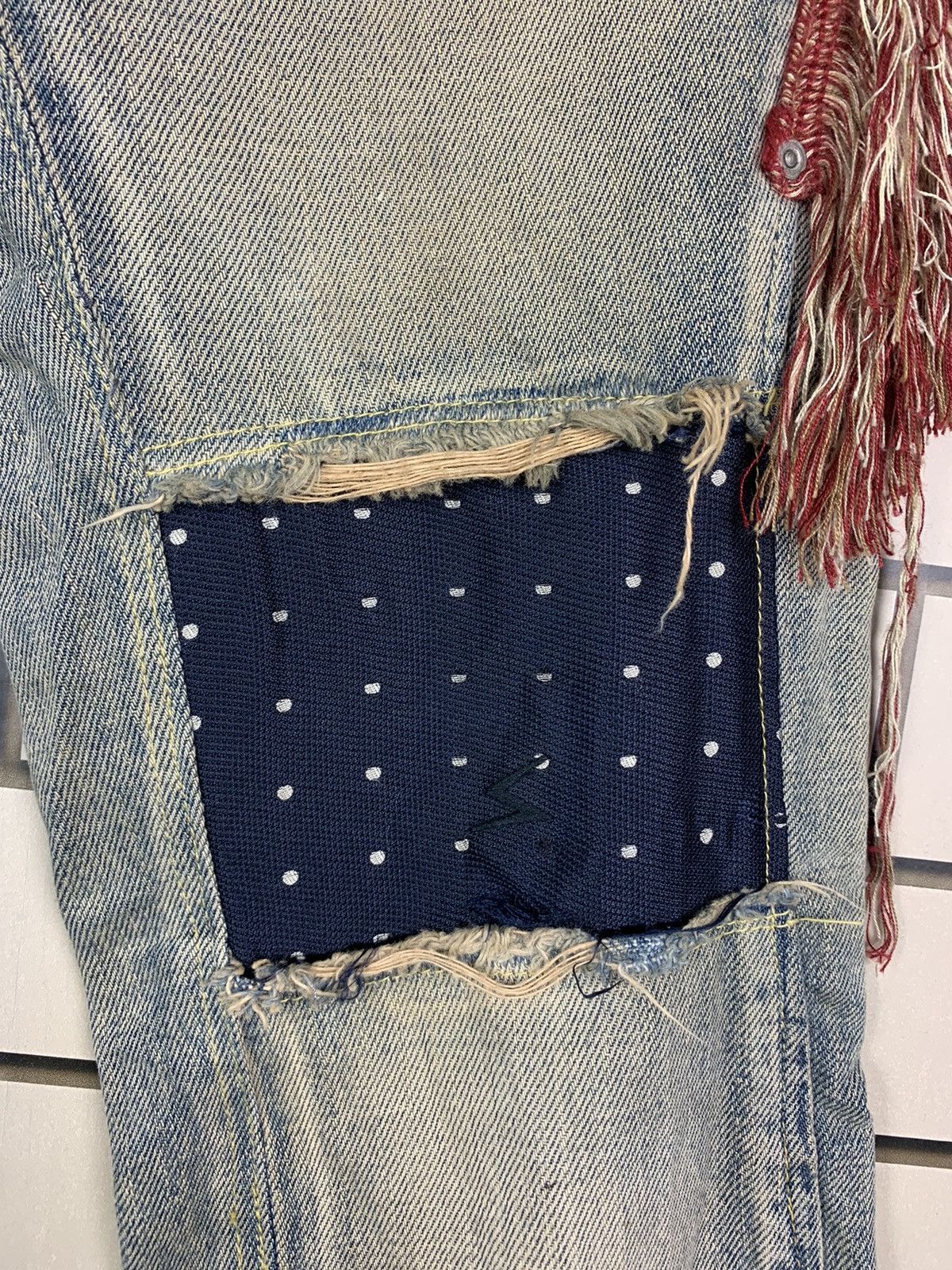 If Six Was Nine × Junya Watanabe × Undercover Jun Takahashi Autumn/Winter 2004 Archieved Jeans Size 29" - 13 Thumbnail