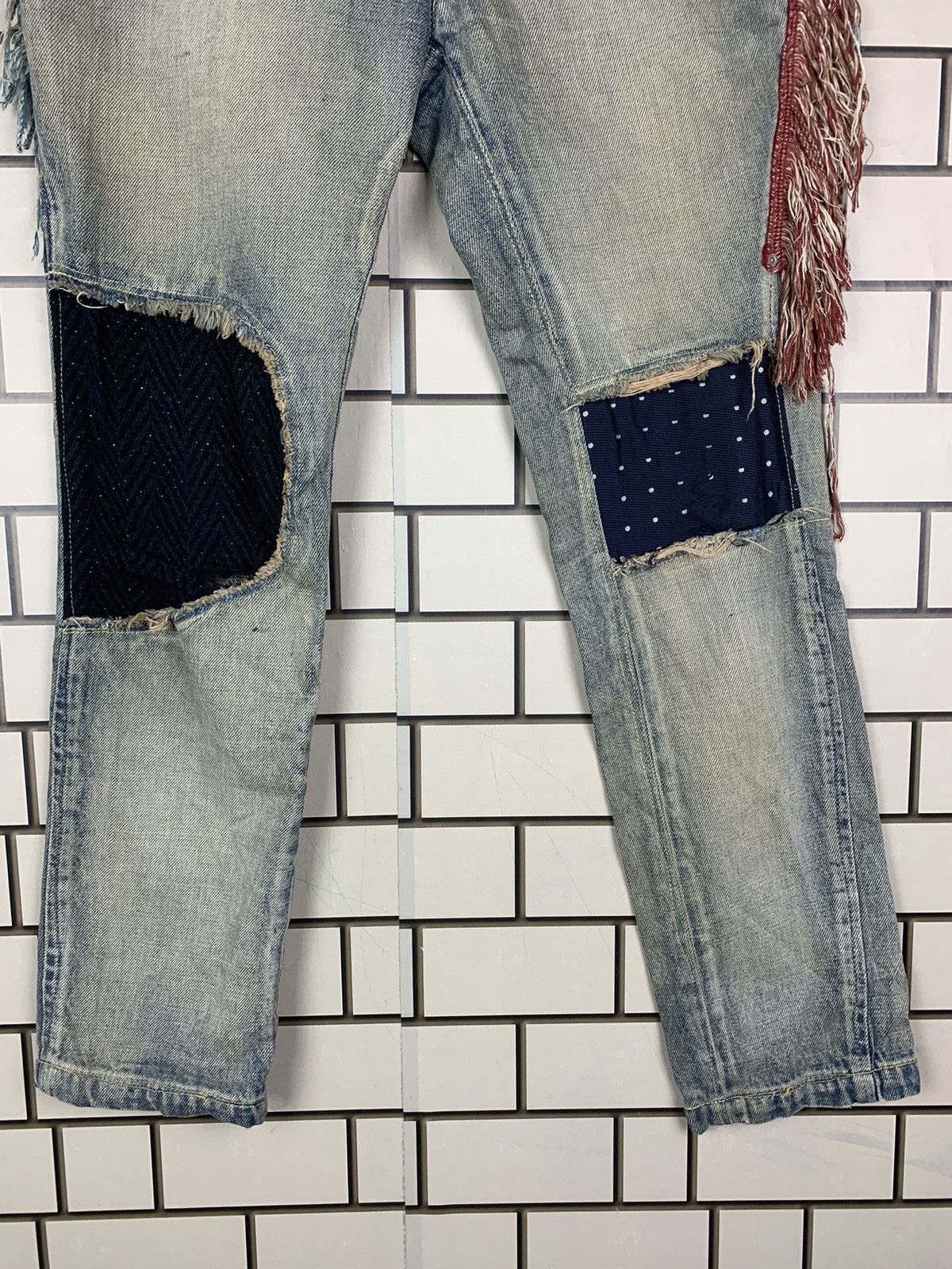 If Six Was Nine × Junya Watanabe × Undercover Jun Takahashi Autumn/Winter 2004 Archieved Jeans Size 29" - 5 Thumbnail