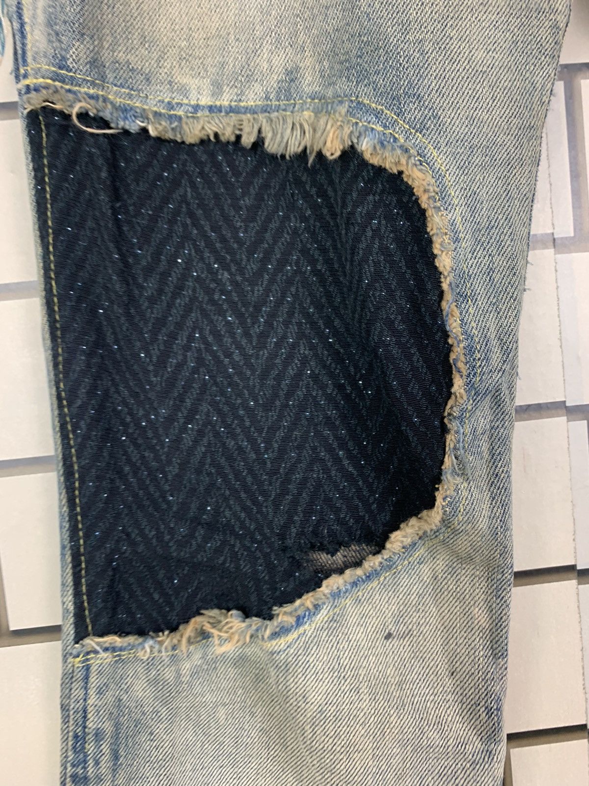 If Six Was Nine × Junya Watanabe × Undercover Jun Takahashi Autumn/Winter 2004 Archieved Jeans Size 29" - 12 Thumbnail