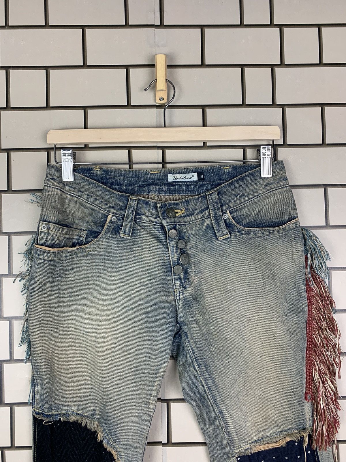 If Six Was Nine × Junya Watanabe × Undercover Jun Takahashi Autumn/Winter 2004 Archieved Jeans Size 29" - 4 Thumbnail