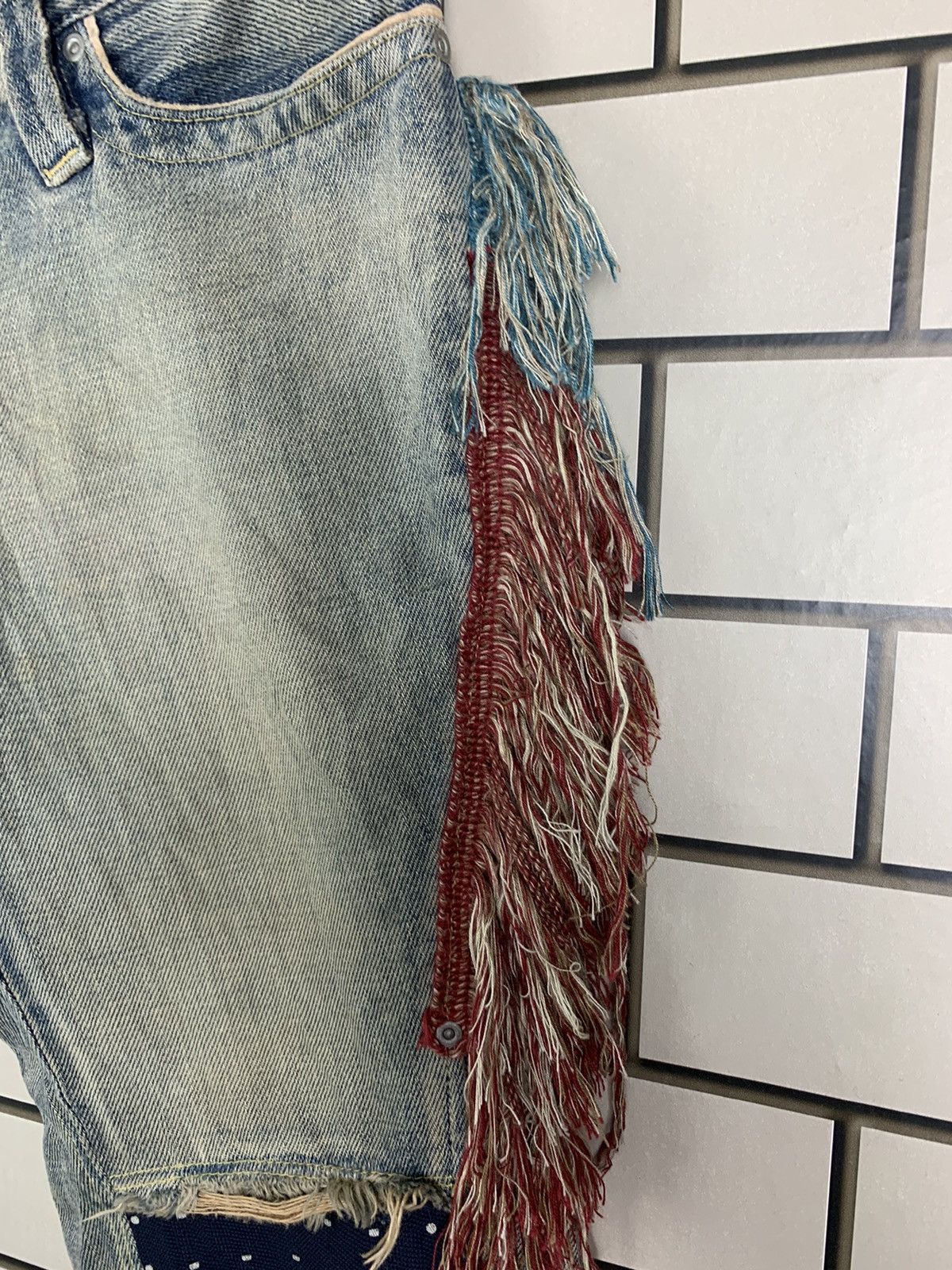 If Six Was Nine × Junya Watanabe × Undercover Jun Takahashi Autumn/Winter 2004 Archieved Jeans Size 29" - 16 Thumbnail