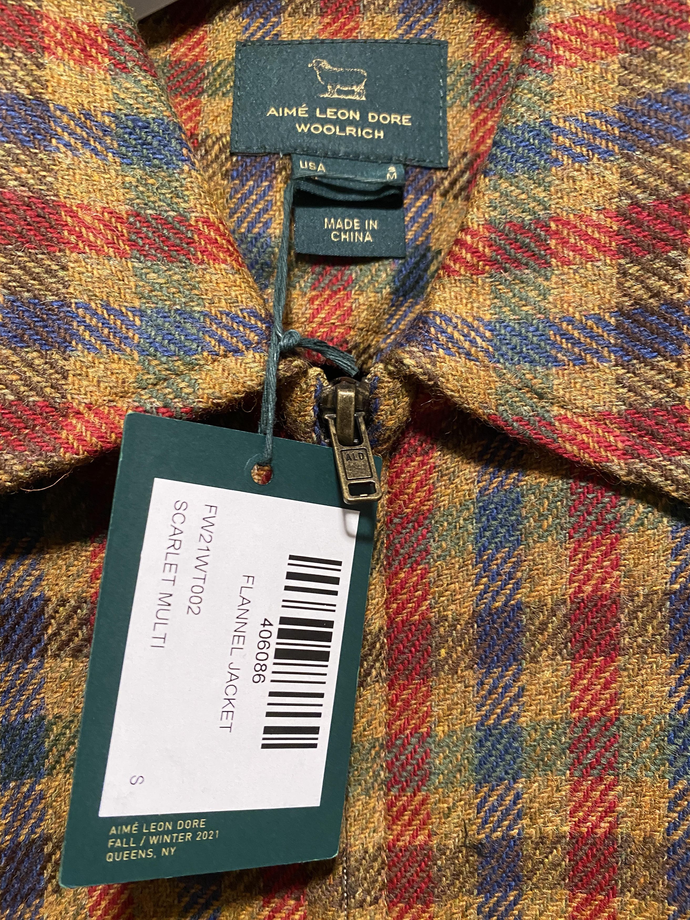 Aime Leon Dore × Woolrich Woolen Mills Aime Leon Dore × Woolrich Woolen Mills Flannel Overshirt Size US S / EU 44-46 / 1 - 4 Thumbnail
