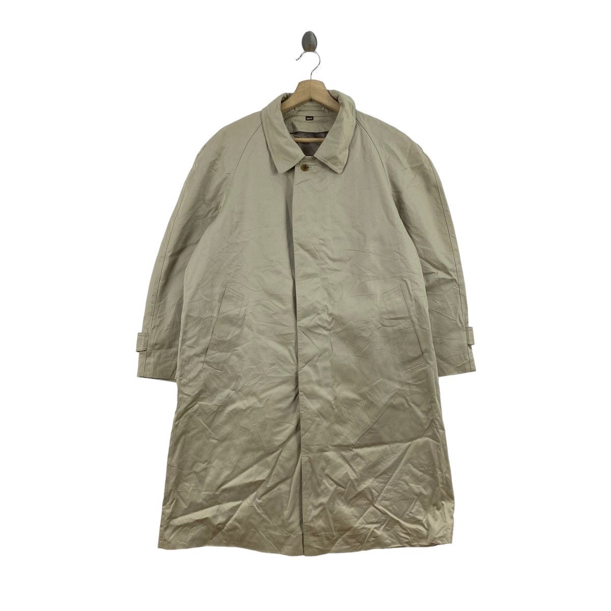 image of YVES Saint Laurent YSL Diffusion Hommes Trench Coat Beige, Men's (Size Large)
