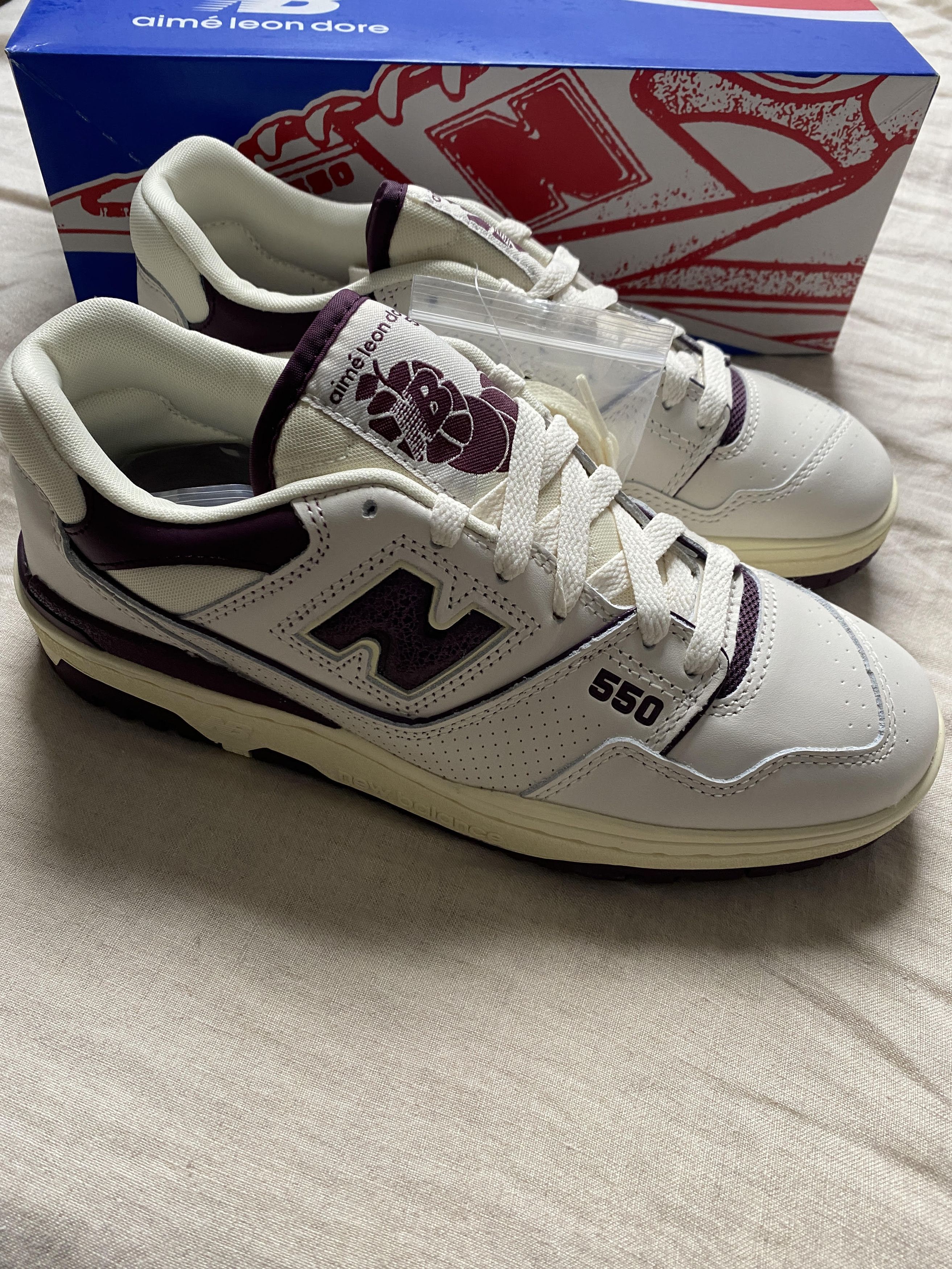 Aime Leon Dore × New Balance New Balance 550 Aime Leon Dore Purple Oxford -2022 Size US 6.5 / EU 39-40 - 1 Thumbnail