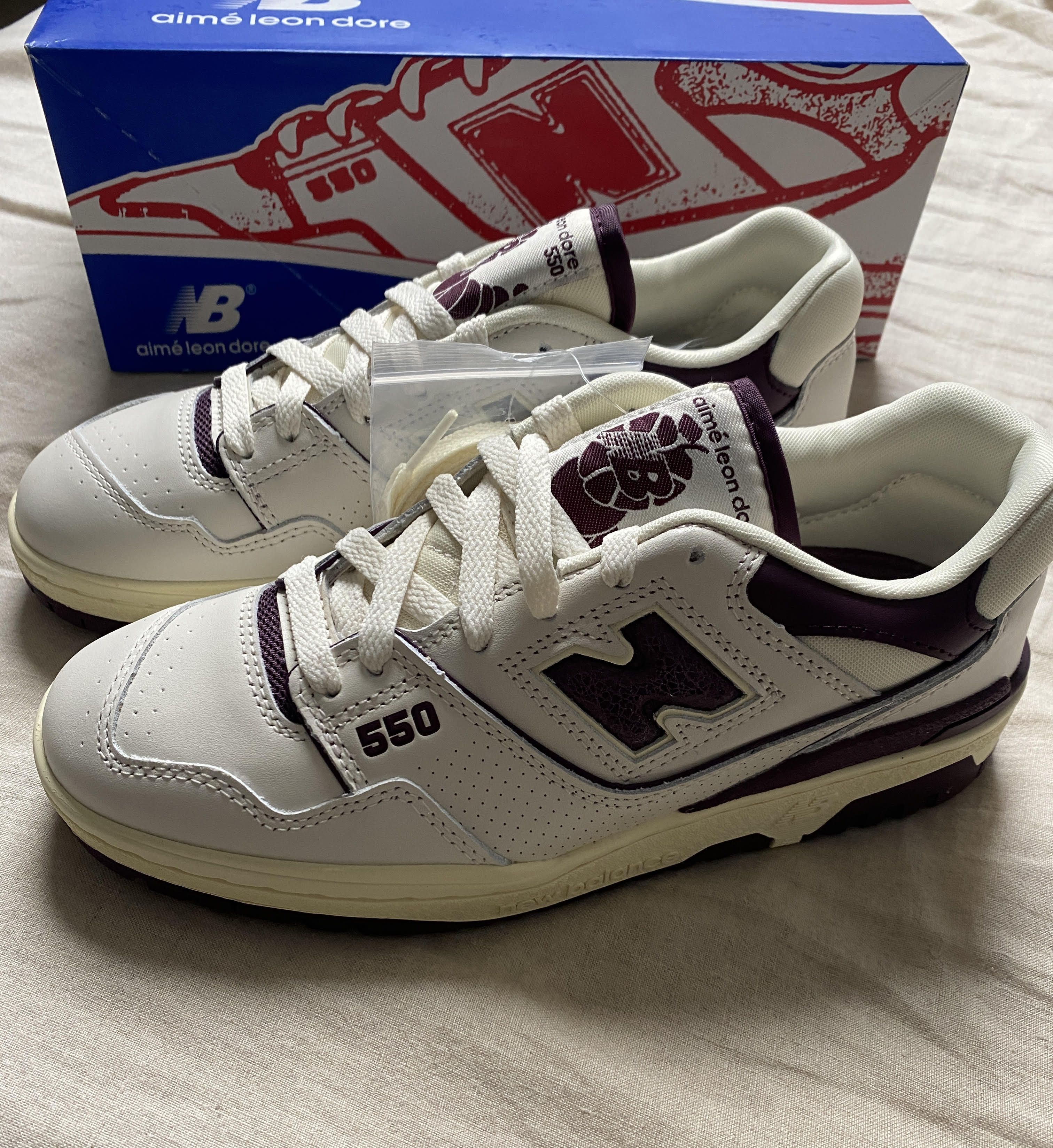 Aime Leon Dore × New Balance New Balance 550 Aime Leon Dore Purple Oxford -2022 Size US 6.5 / EU 39-40 - 3 Thumbnail