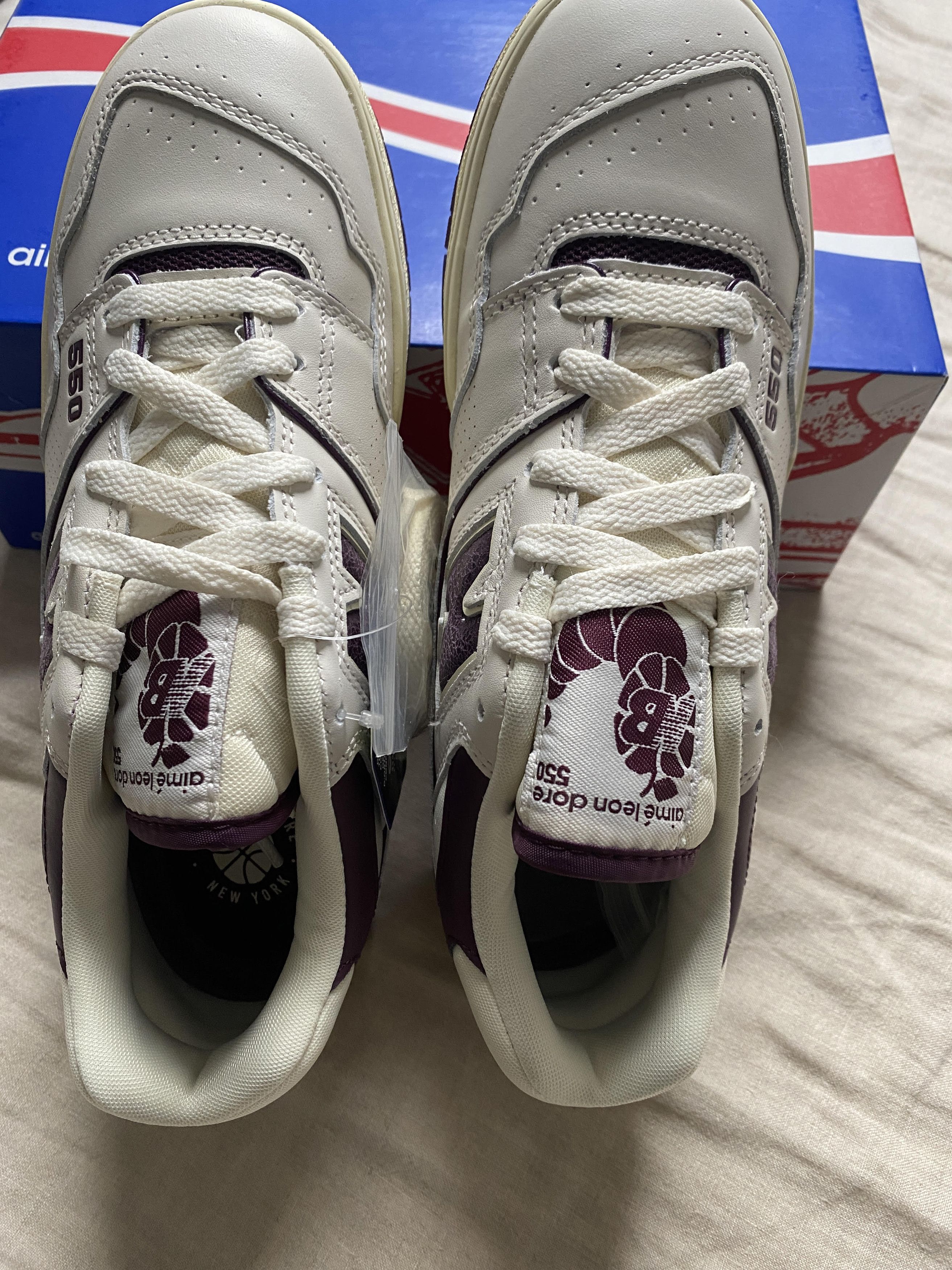 Aime Leon Dore × New Balance New Balance 550 Aime Leon Dore Purple Oxford -2022 Size US 6.5 / EU 39-40 - 4 Thumbnail