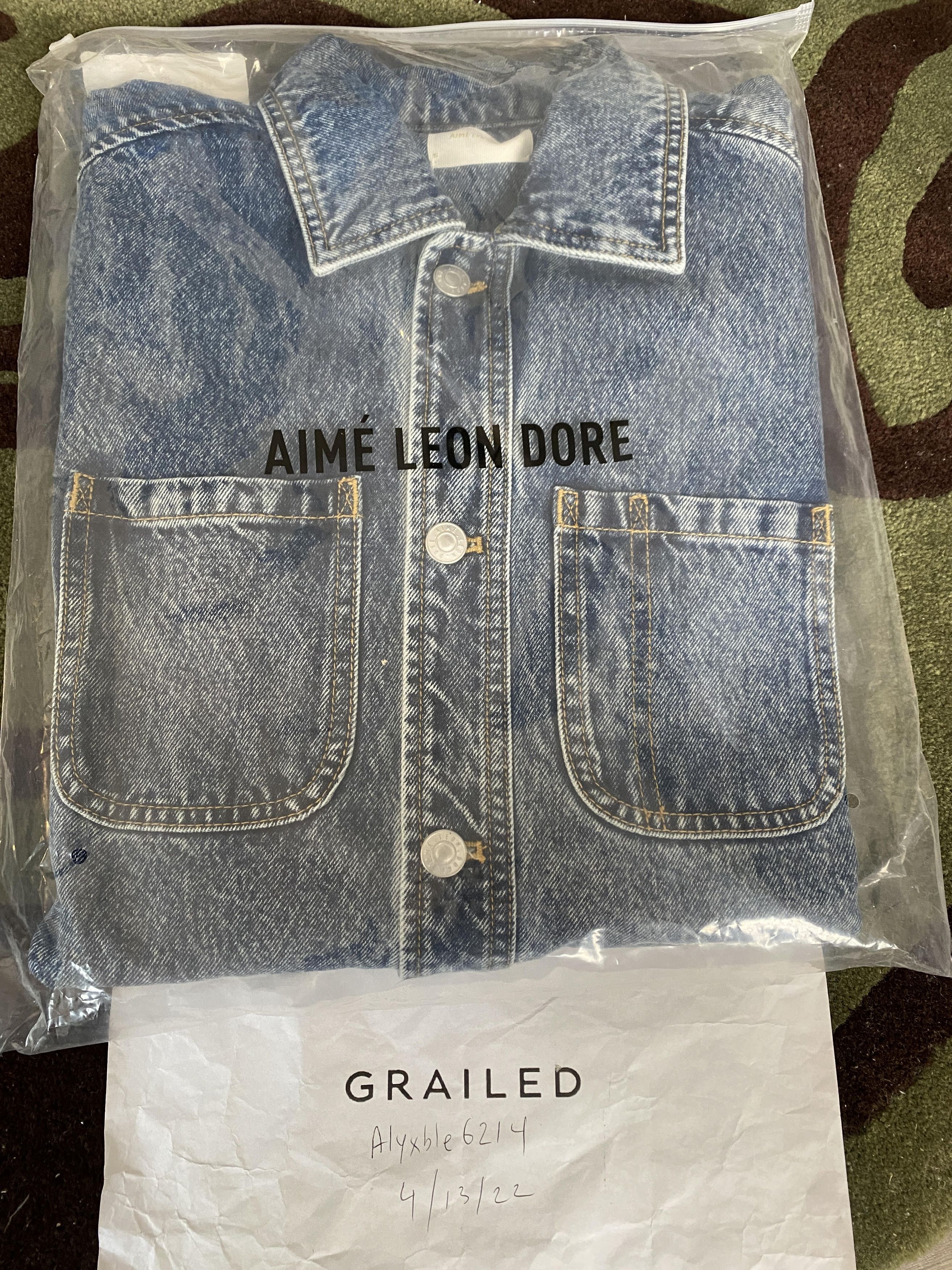 Aime Leon Dore Aime Leon Dore Denim Overshirt - f/w 21 mid wash Size US S / EU 44-46 / 1 - 1 Thumbnail