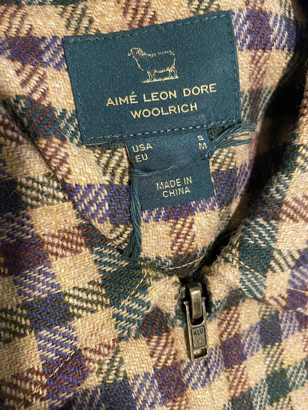 Aime Leon Dore × Woolrich Woolen Mills Woolrich Wool Flannel Overshirt Woolen Mills -spruce multi Size US S / EU 44-46 / 1 - 4 Thumbnail