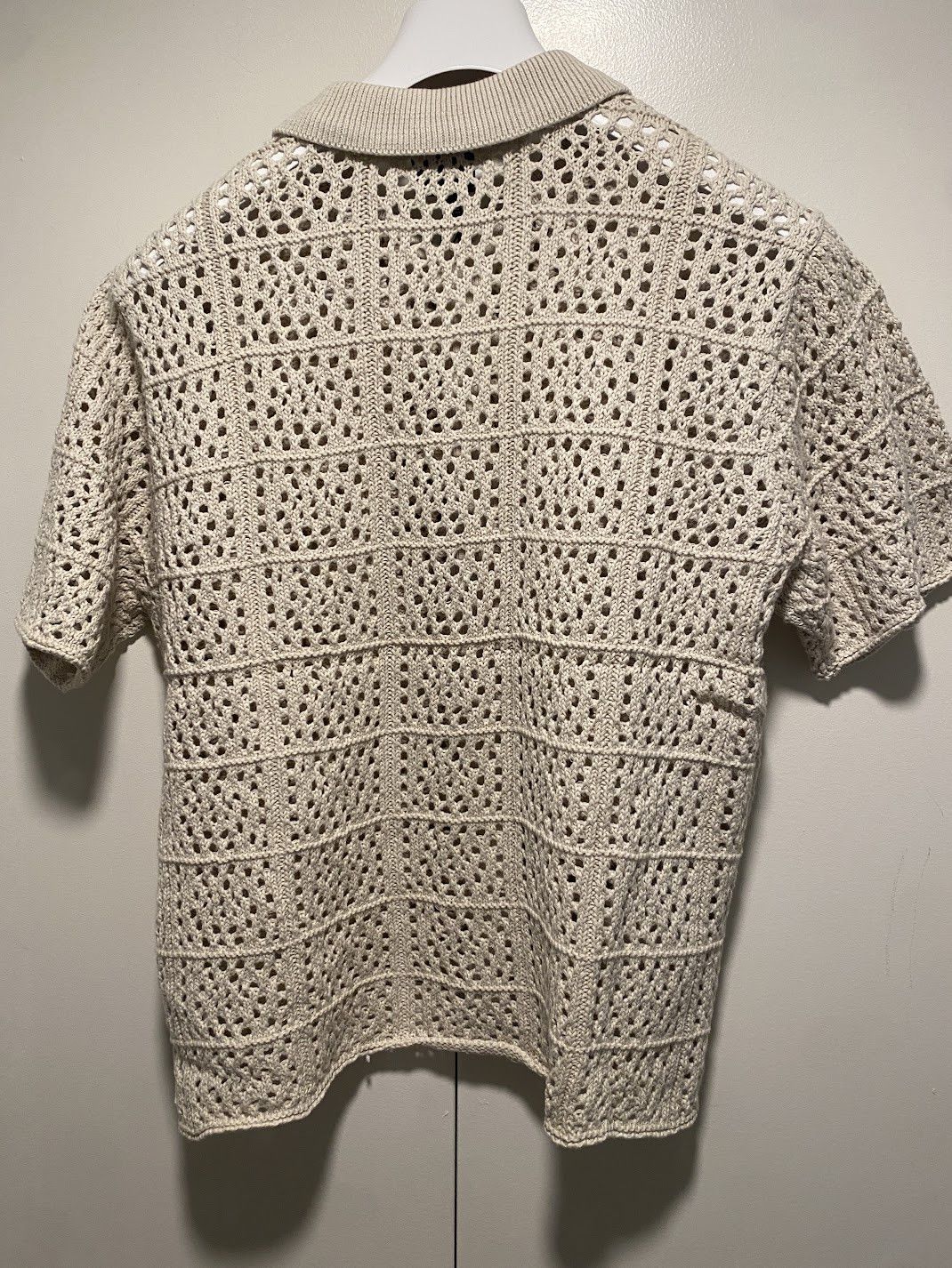 Stussy stussy CROCHET SHIRT cream Size US S / EU 44-46 / 1 - 7 Thumbnail