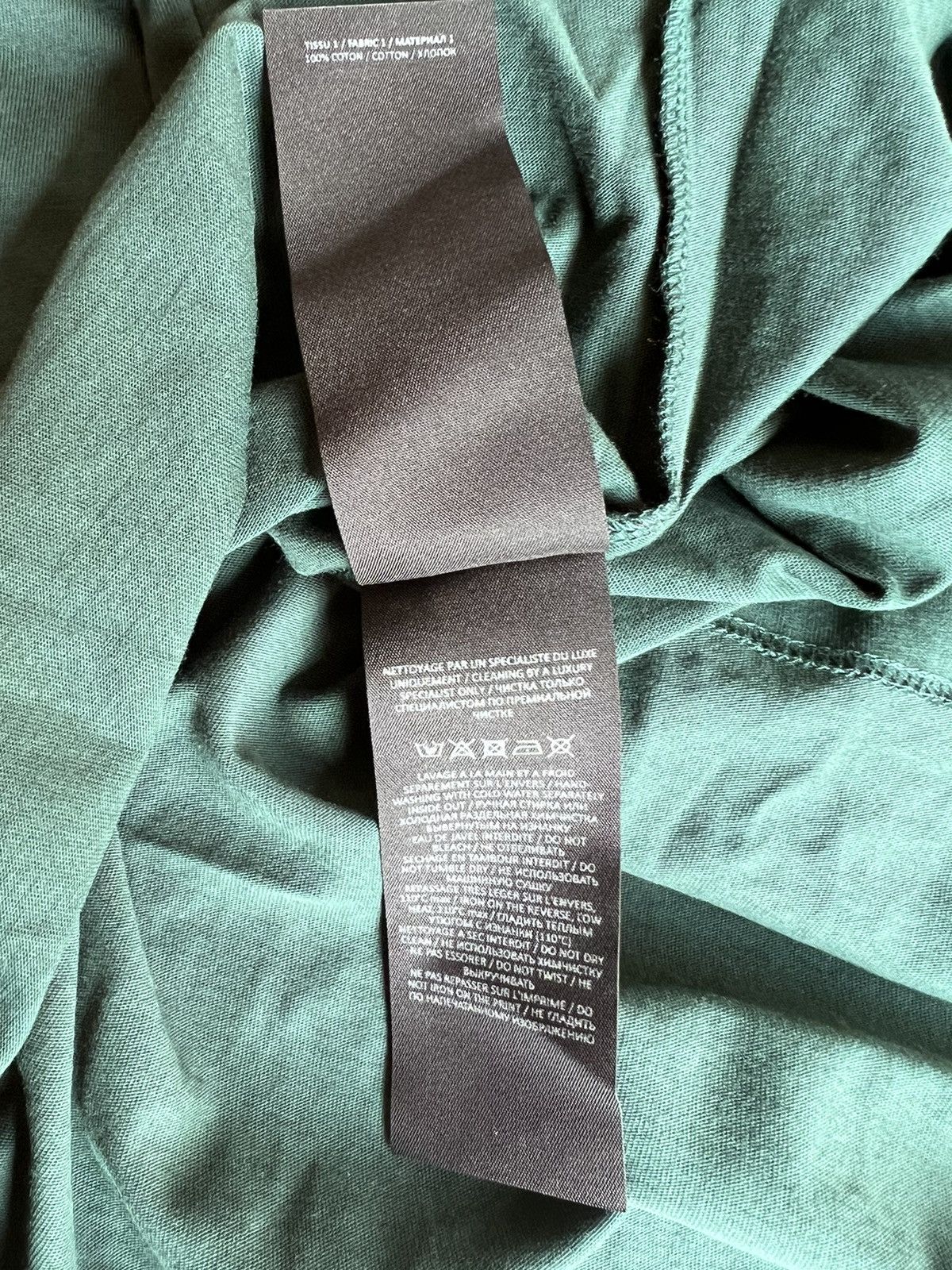 Balmain NWT - BALMAIN Green Flocked T-Shirt Size US XXL / EU 58 / 5 - 9 Thumbnail