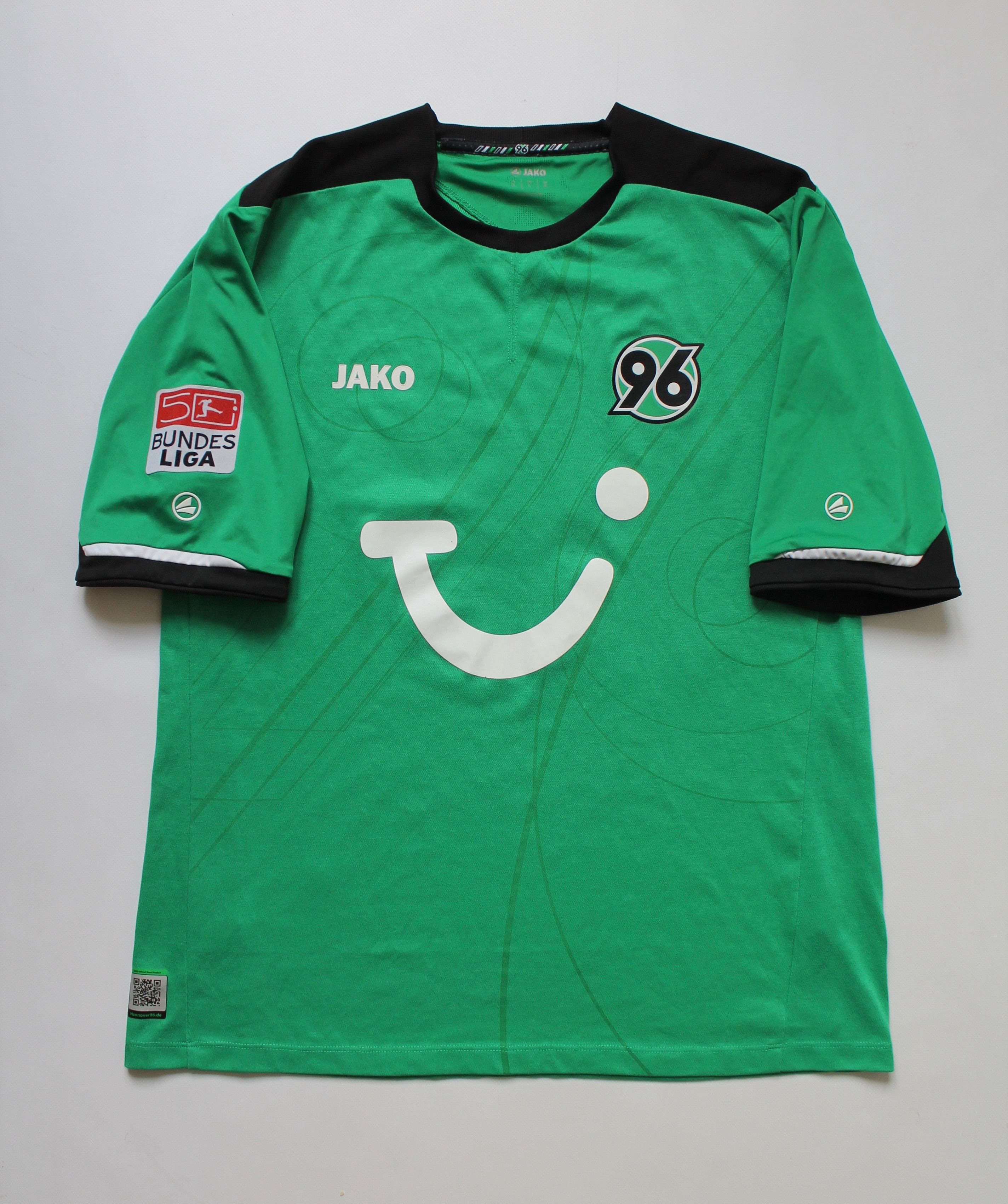 Vintage 2012 Hannover 96 # 39 Diouf Jersey Away football Soccer Size US L / EU 52-54 / 3 - 14 Thumbnail